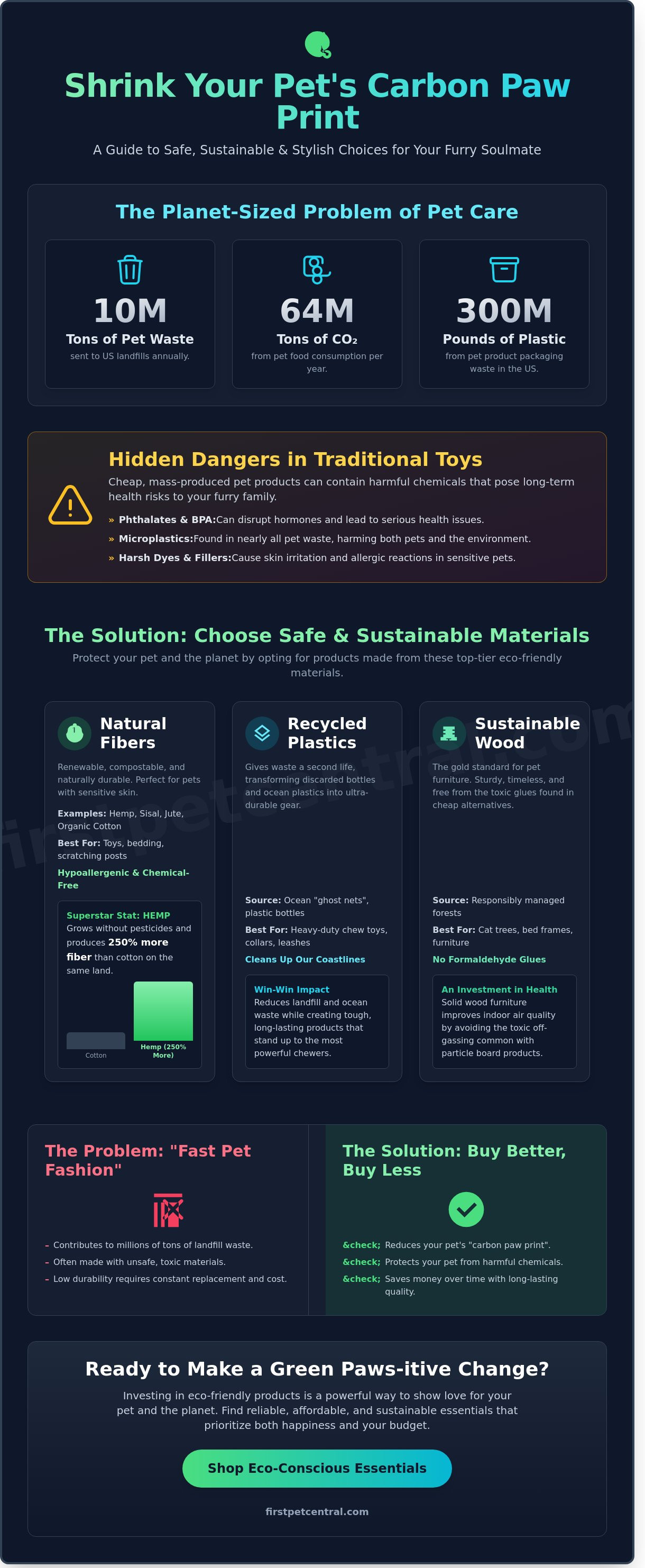 Eco-friendly pet products