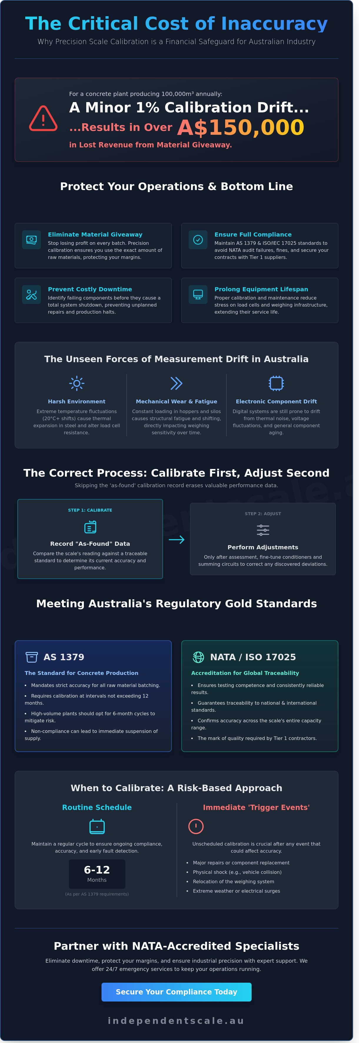 Importance of regular scale calibration