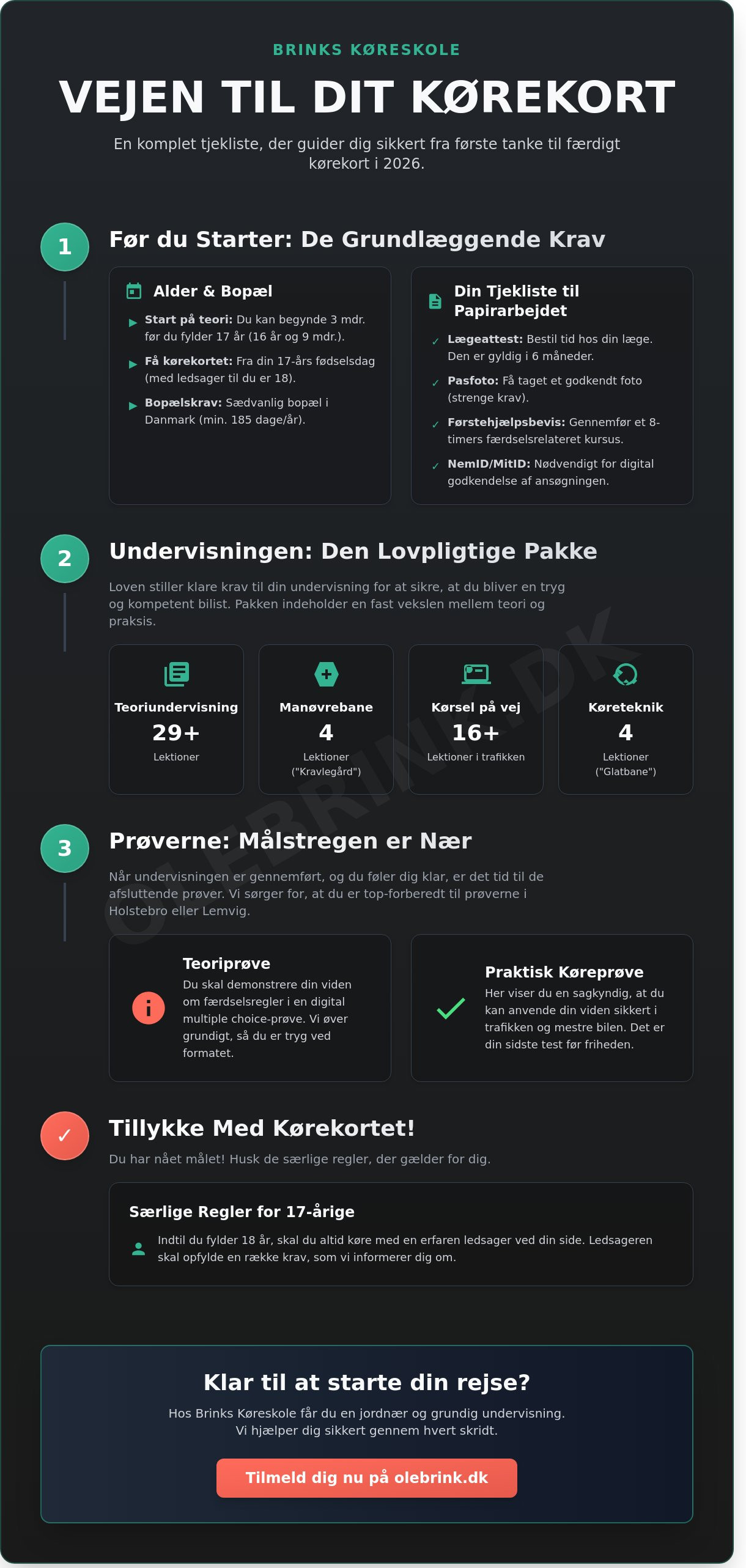 Krav til kørekort