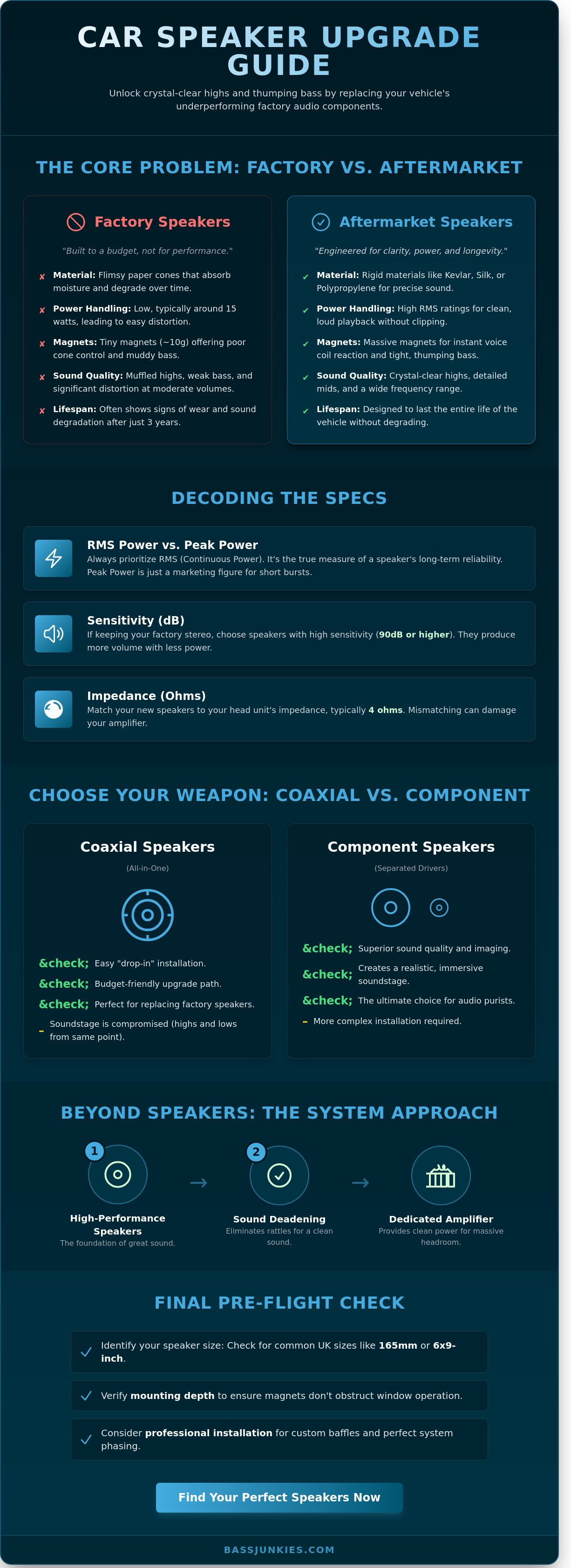 Car speaker upgrade guide