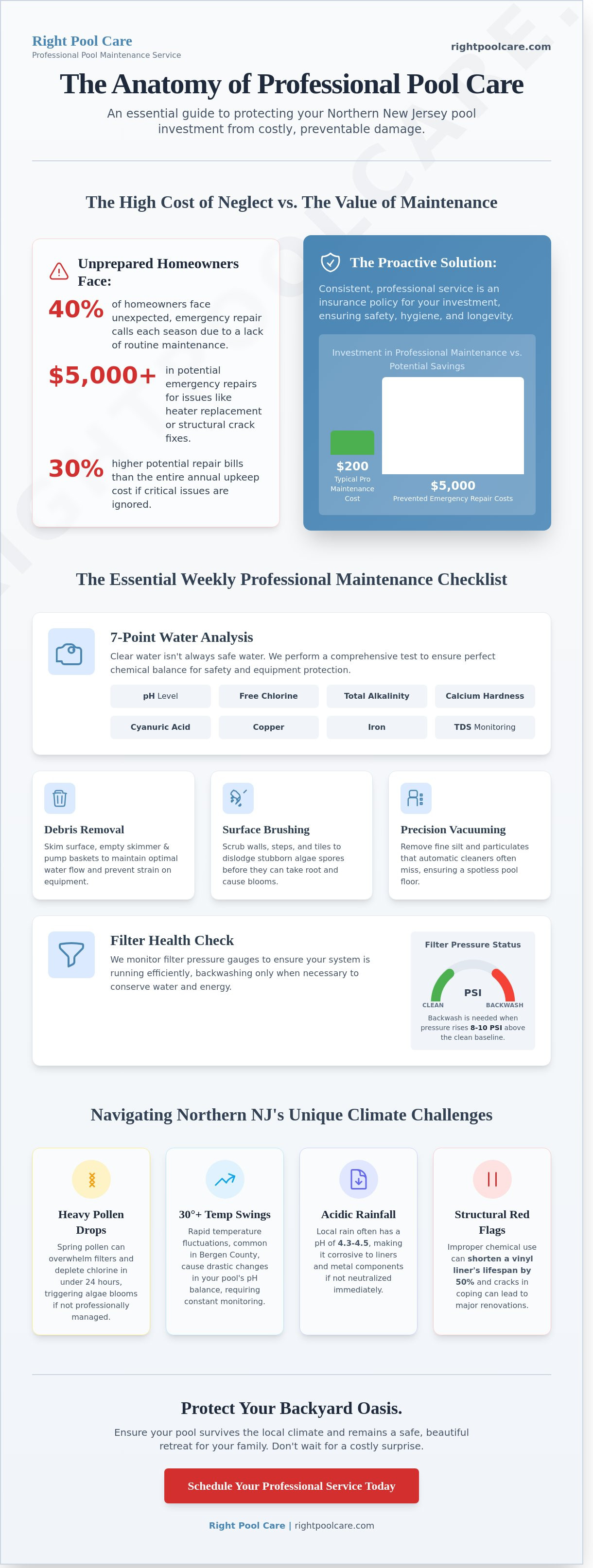 Pool maintenance service