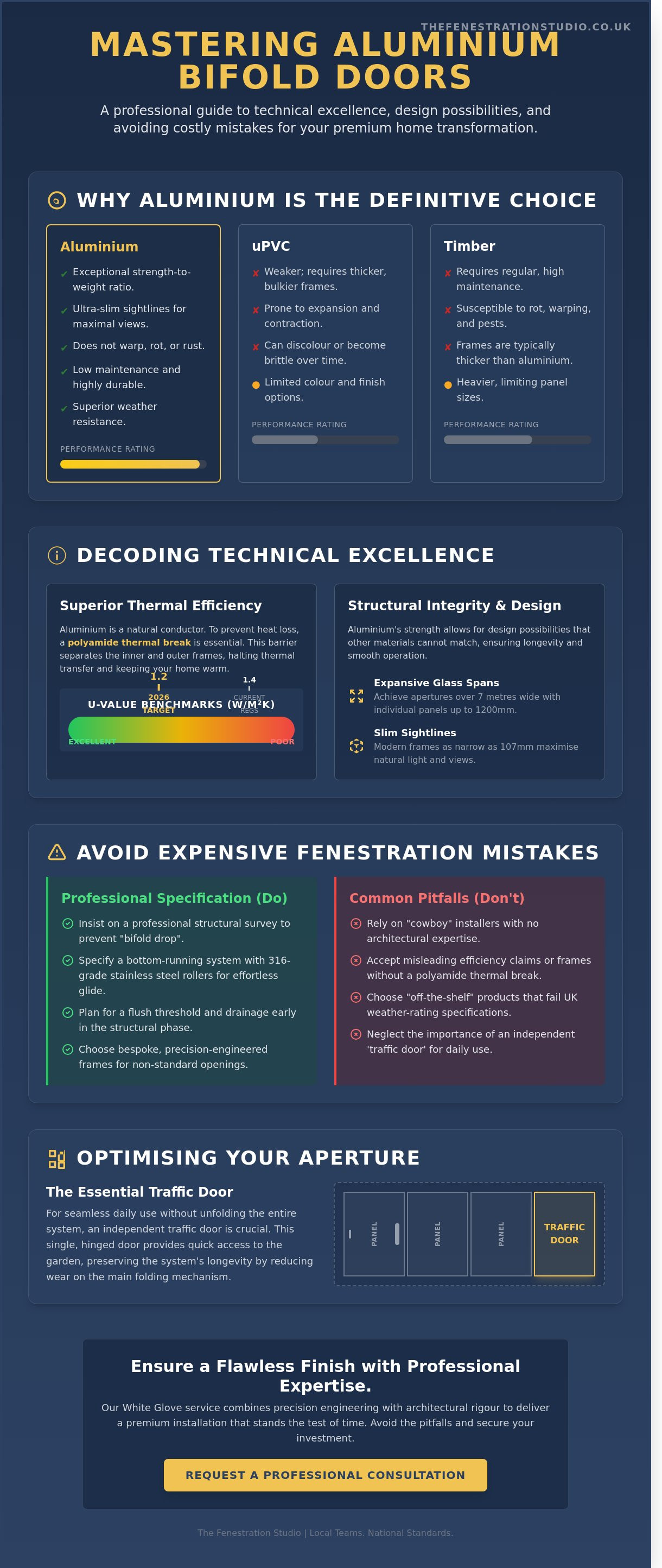 Aluminium bifold doors