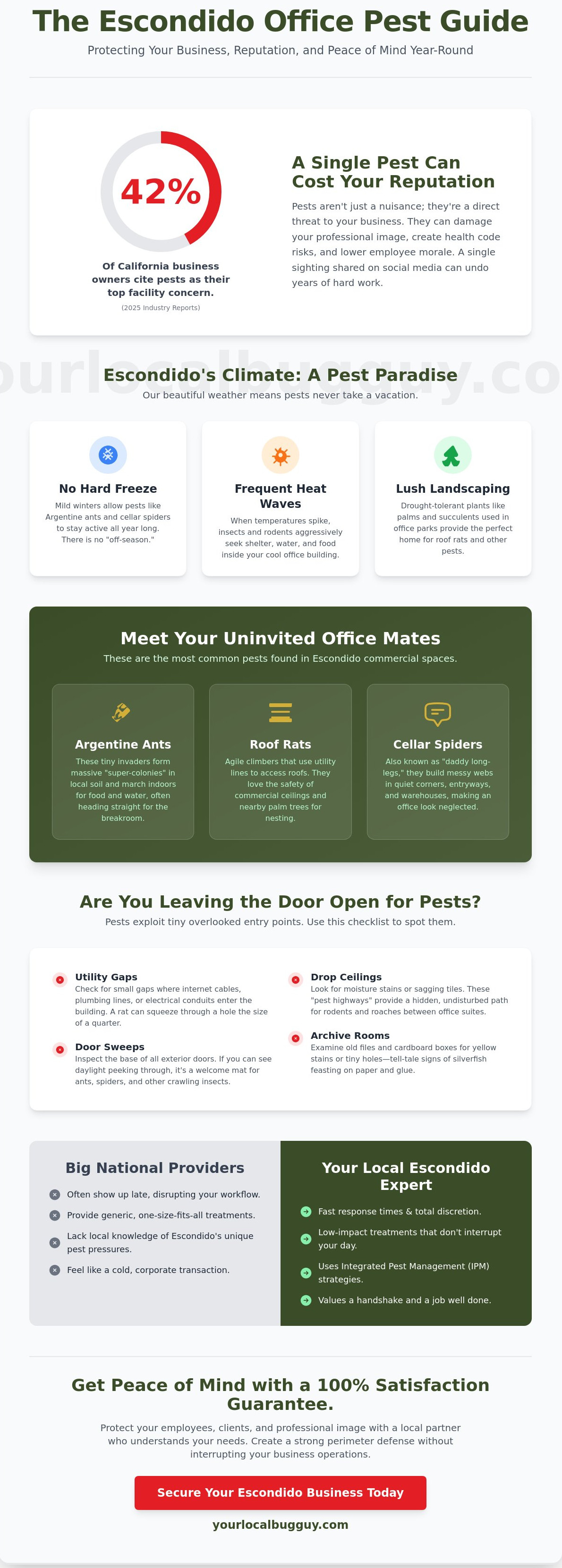 Office pest management Escondido
