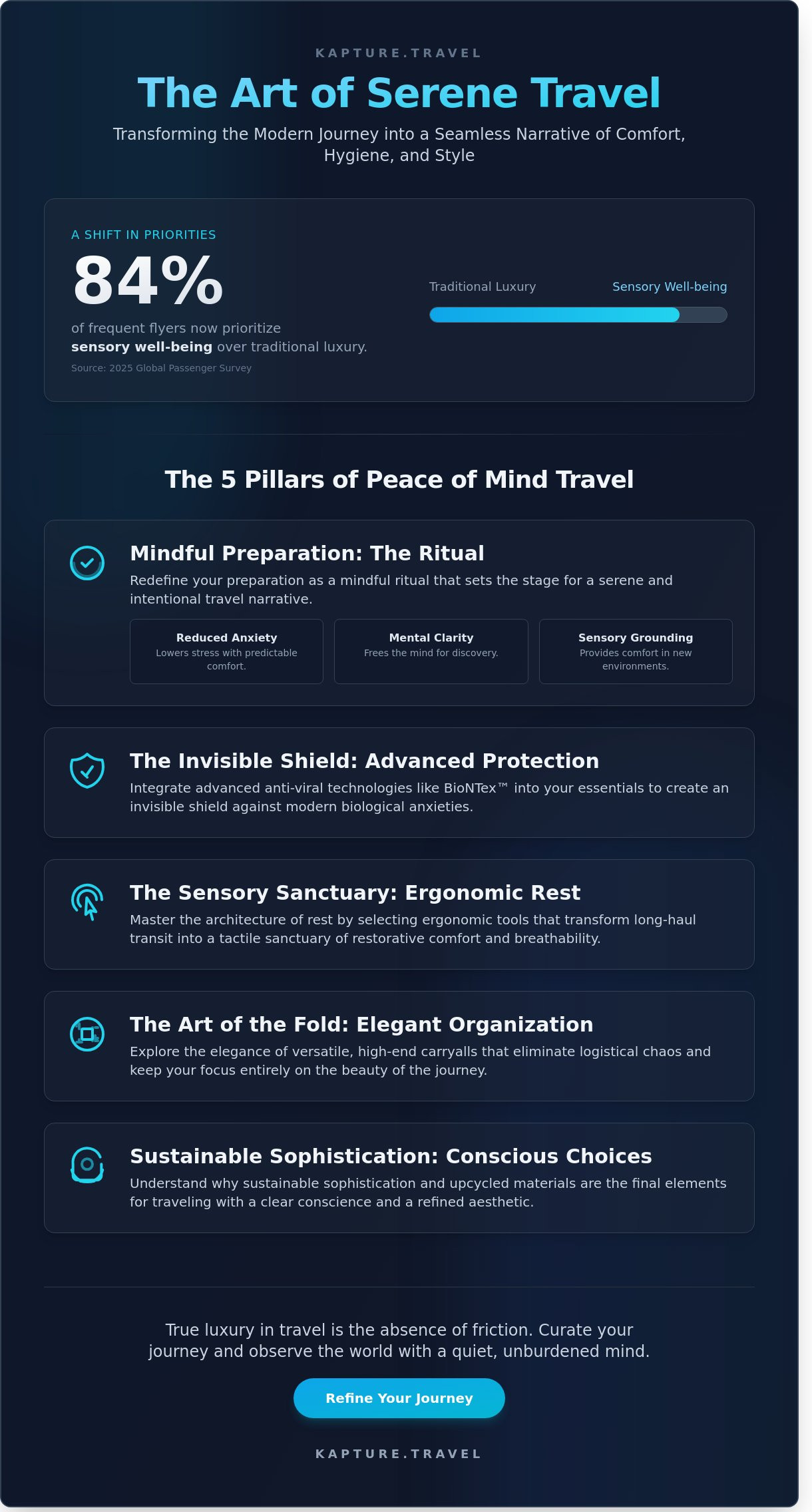 Peace of mind travel essentials