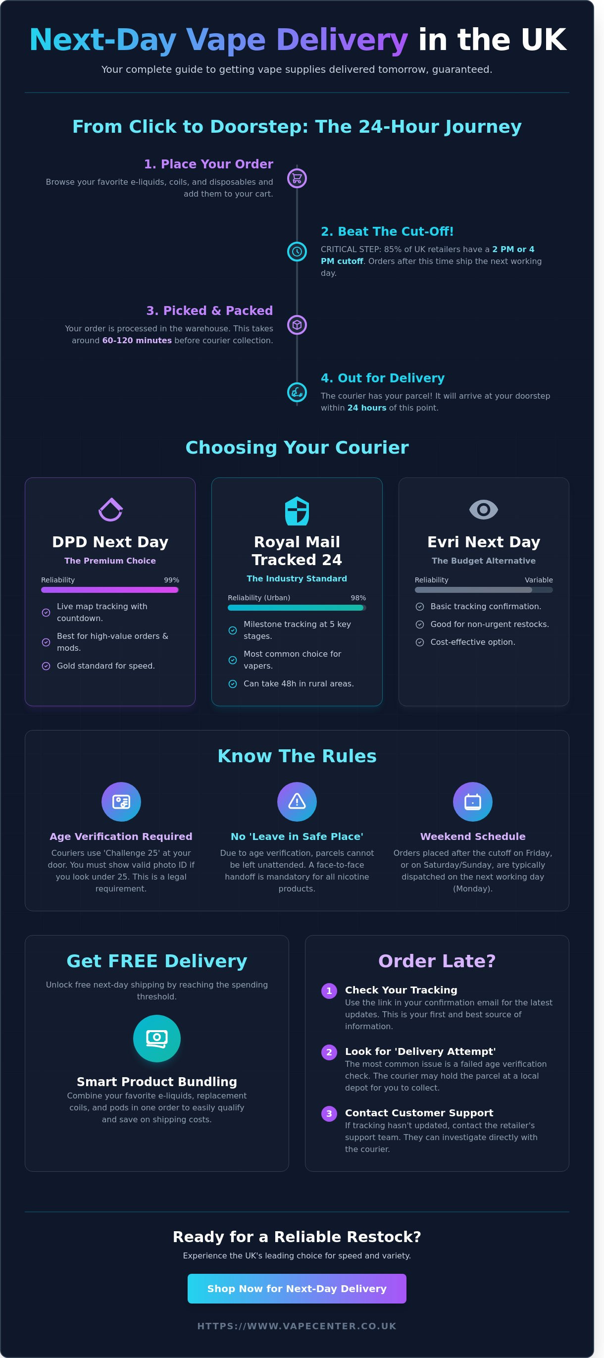 Next day vape delivery UK