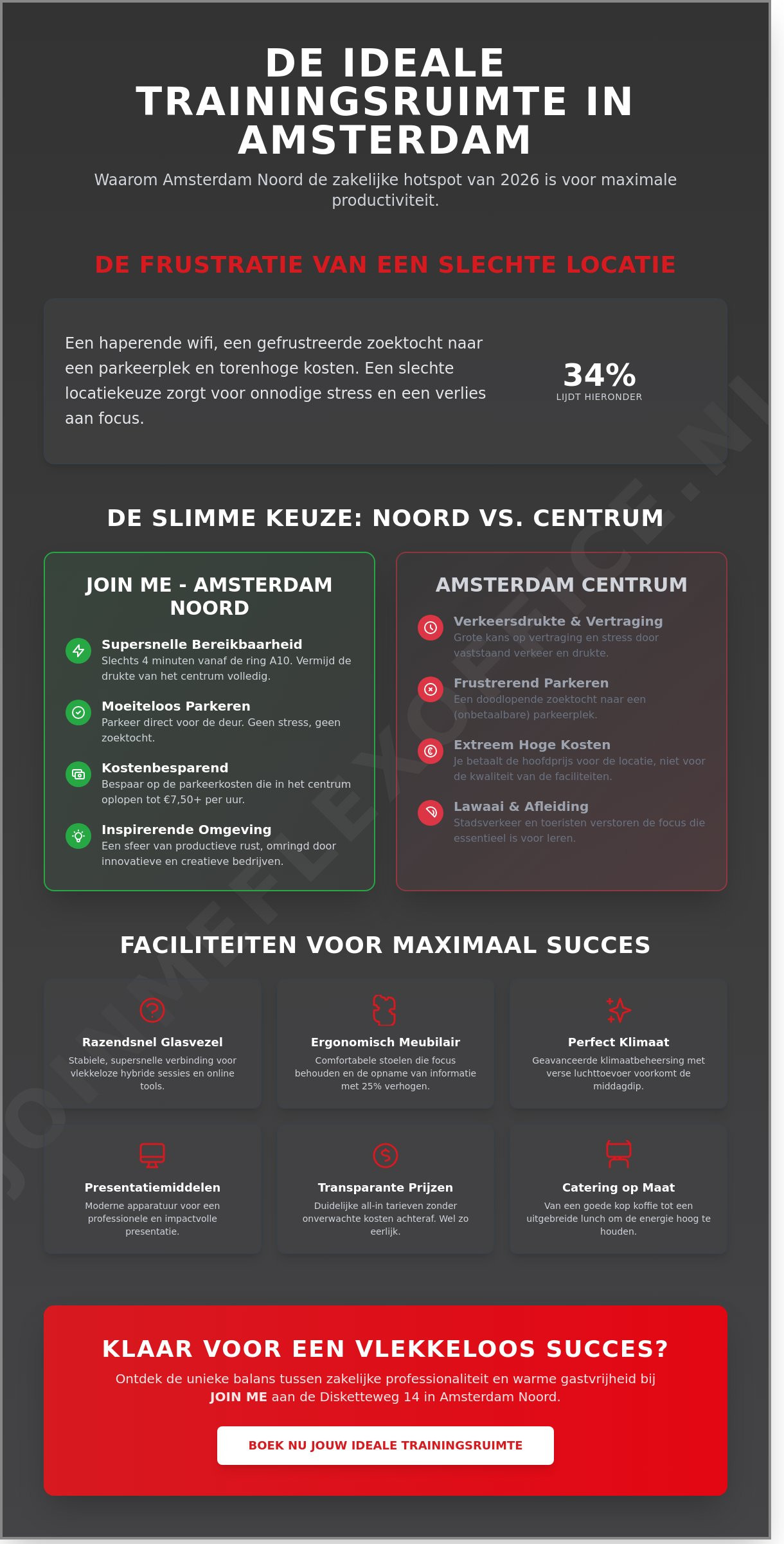Trainingsruimte Amsterdam