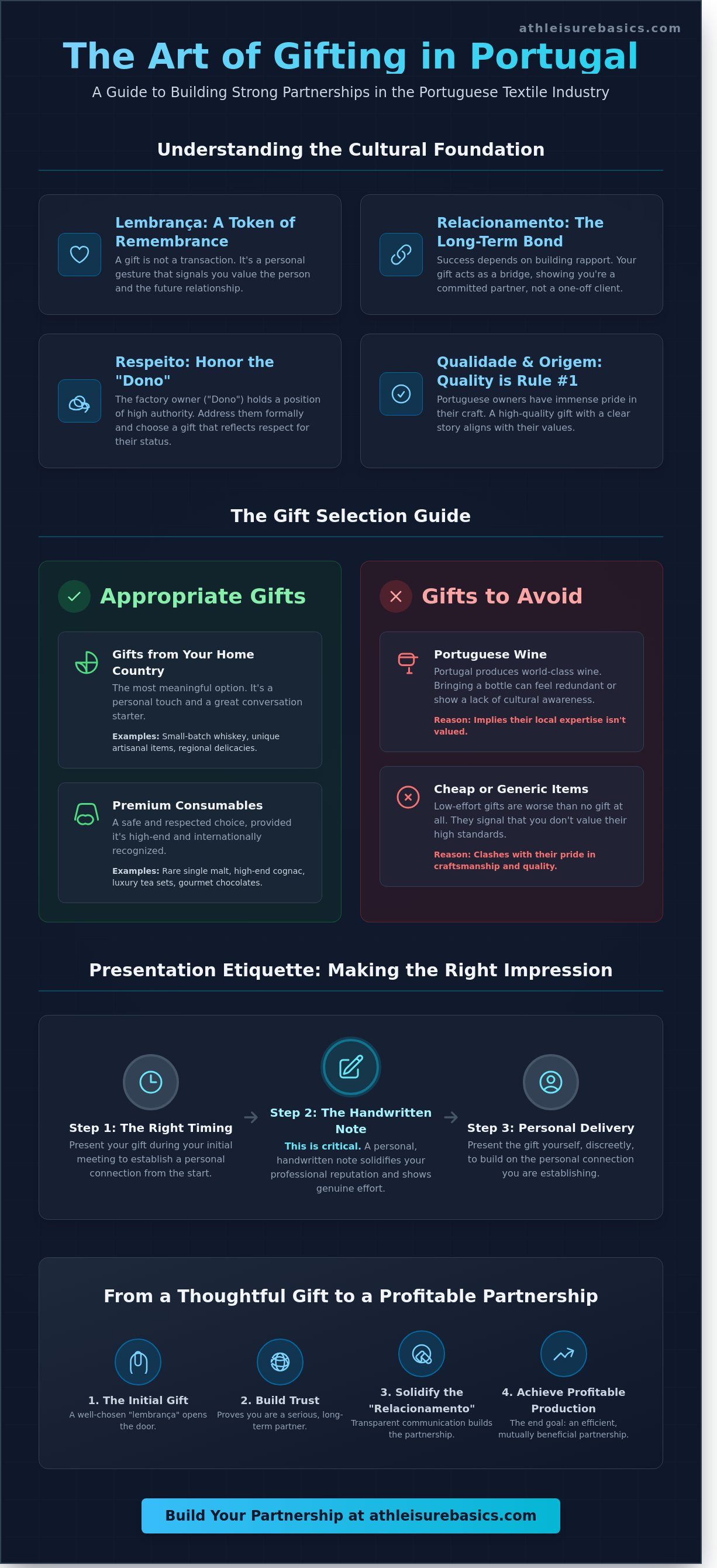 What gifts are appropriate for a Portuguese factory owner