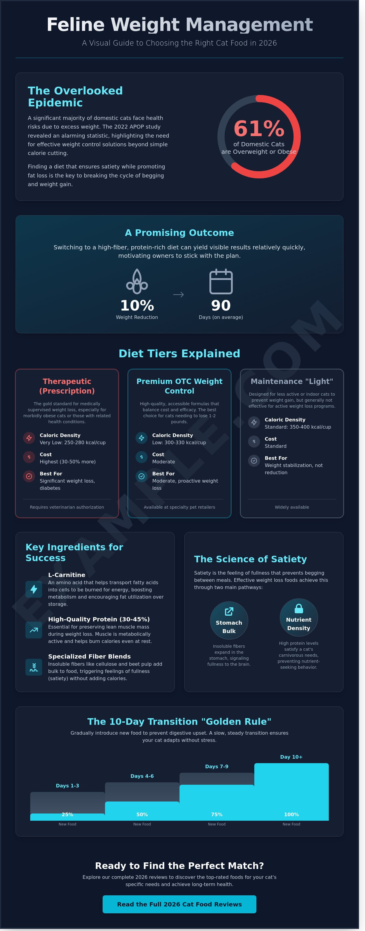 Weight management cat food reviews