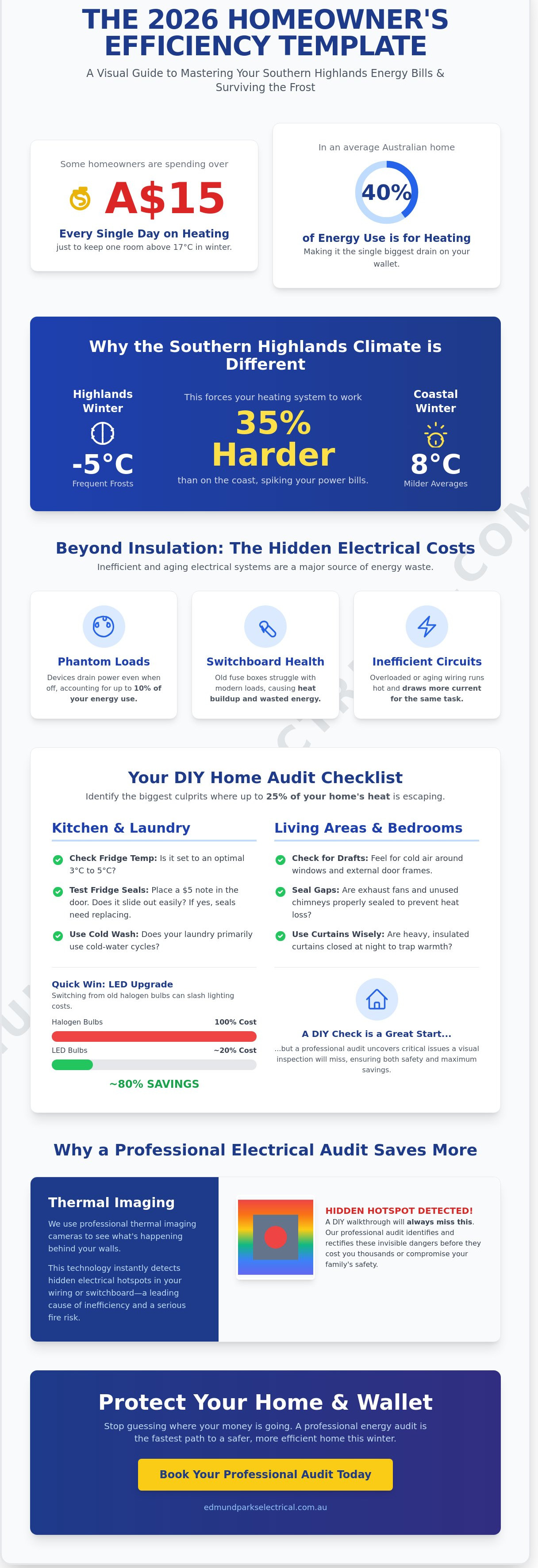 Home energy audit southern highlands