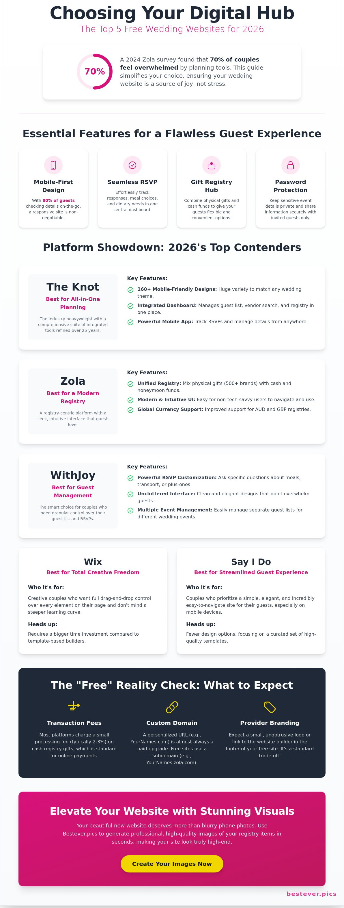 Free wedding websites