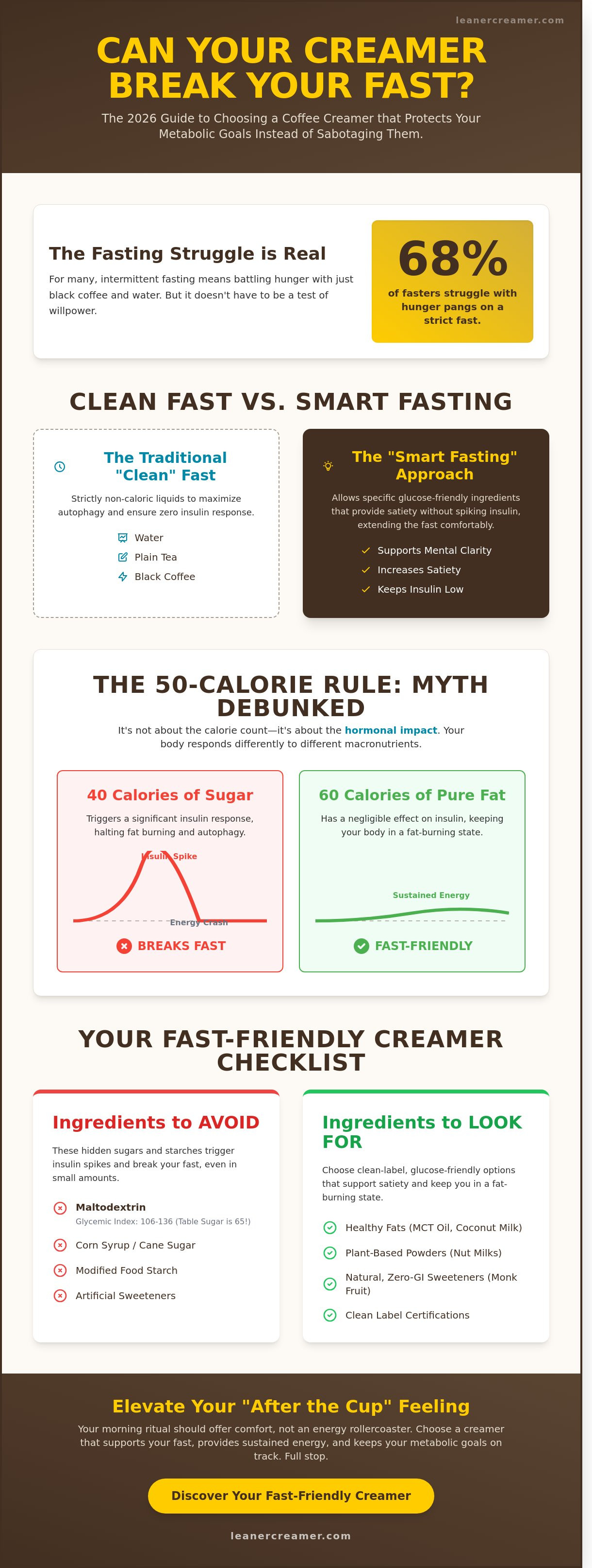 Best coffee creamer for intermittent fasting