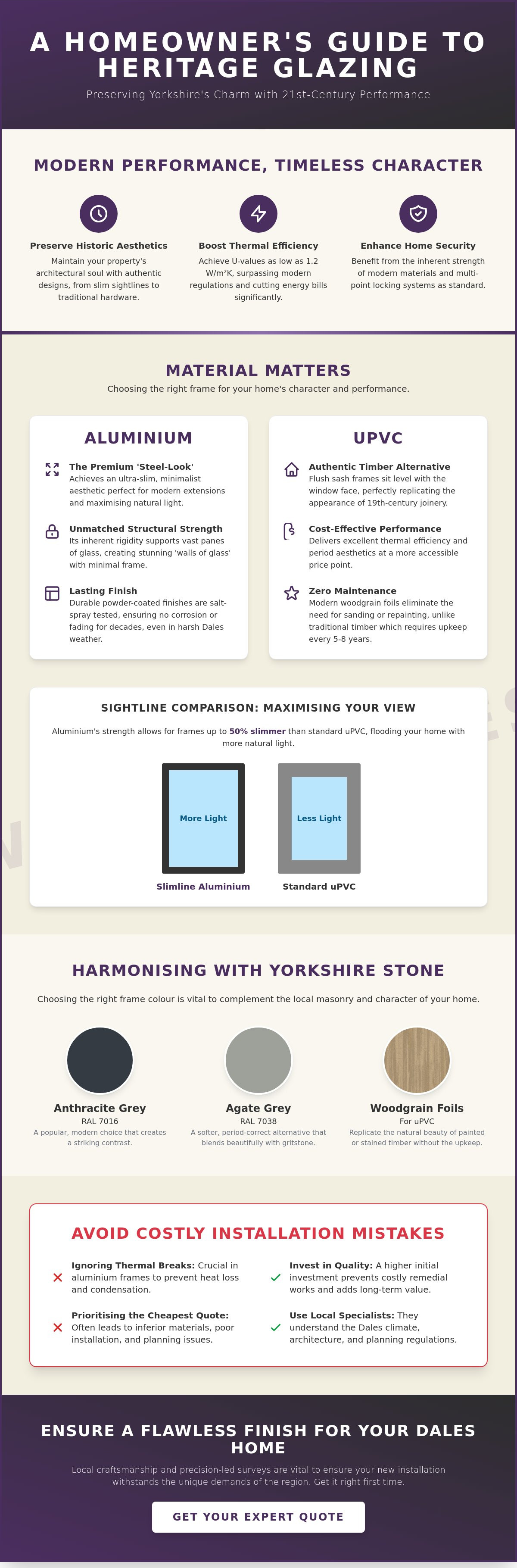 Heritage windows and doors
