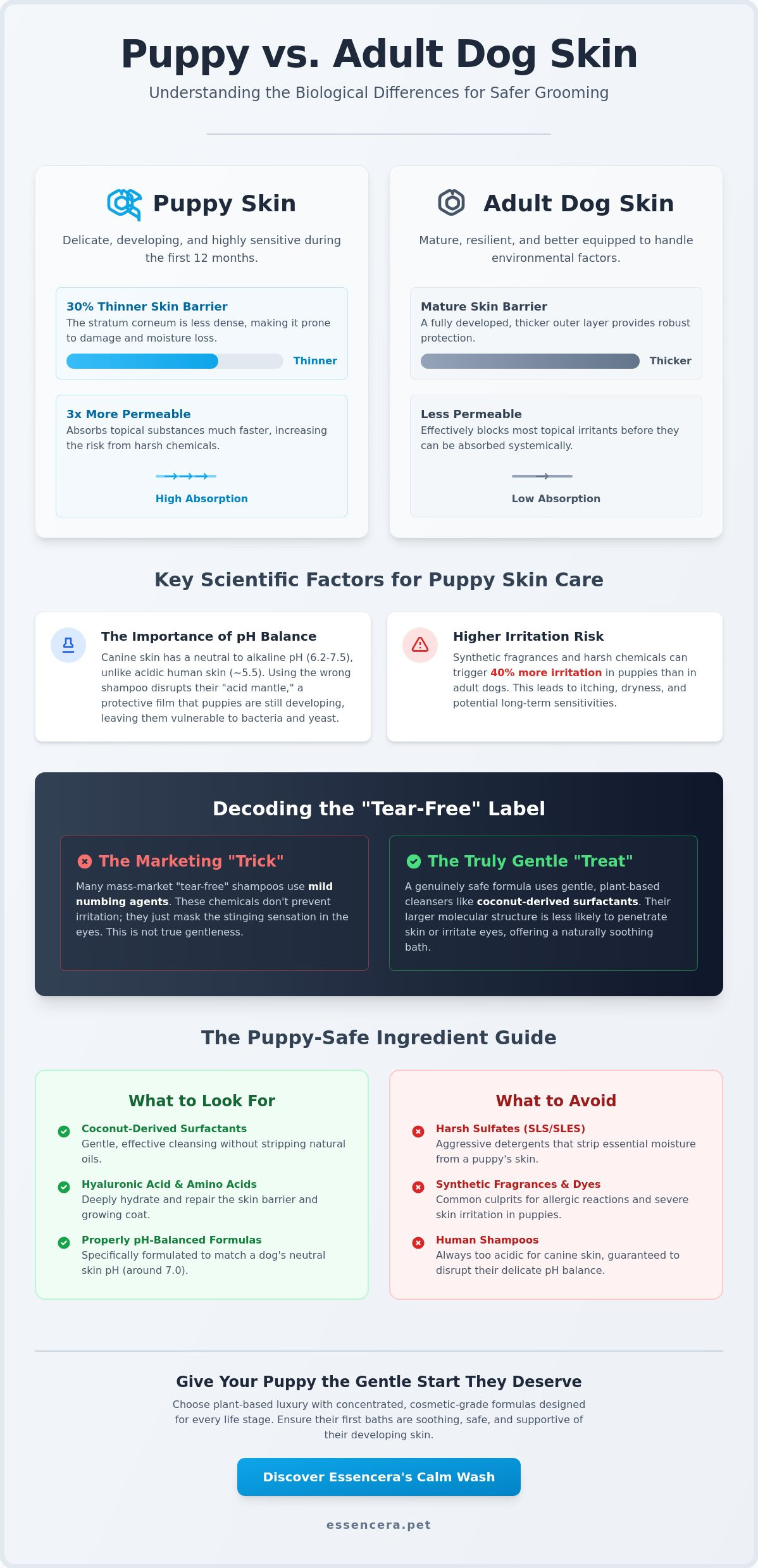 Puppy shampoo vs adult dog shampoo