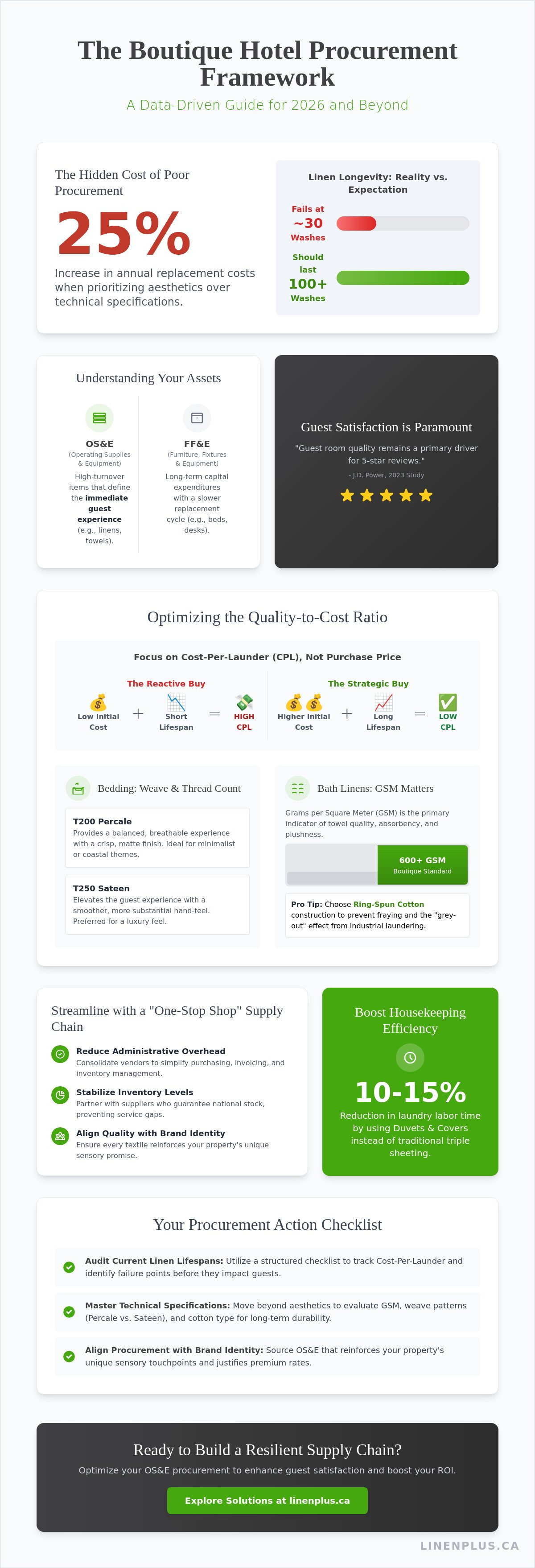 Effective purchasing for boutique hotels