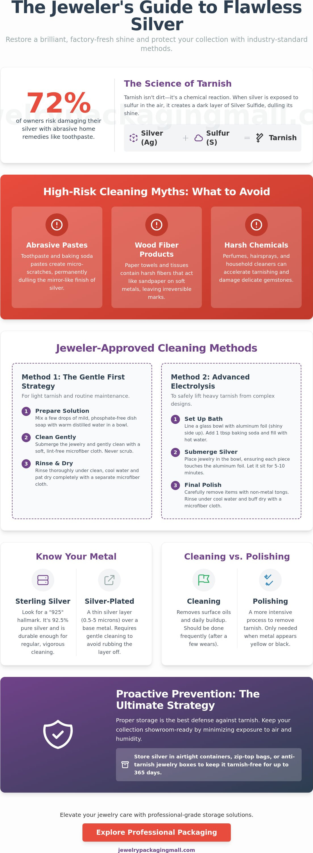 How to clean silver jewlery