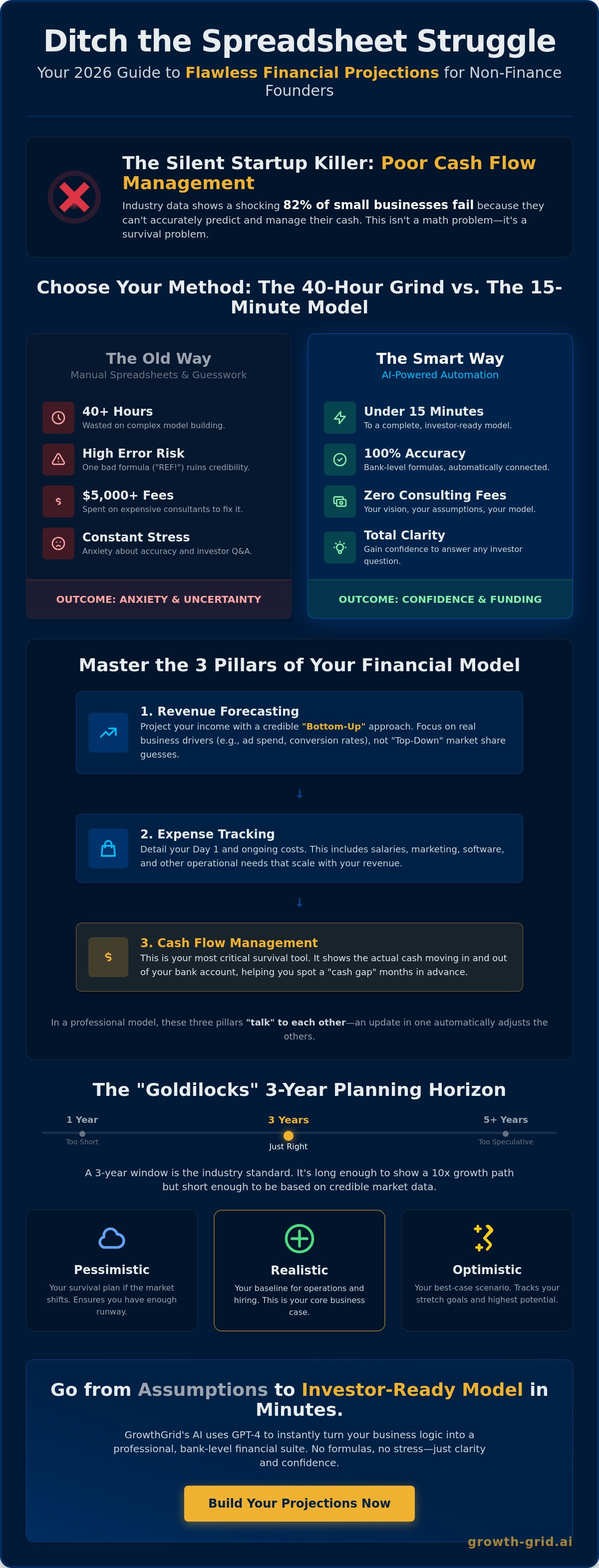 Financial projections for non-finance founders