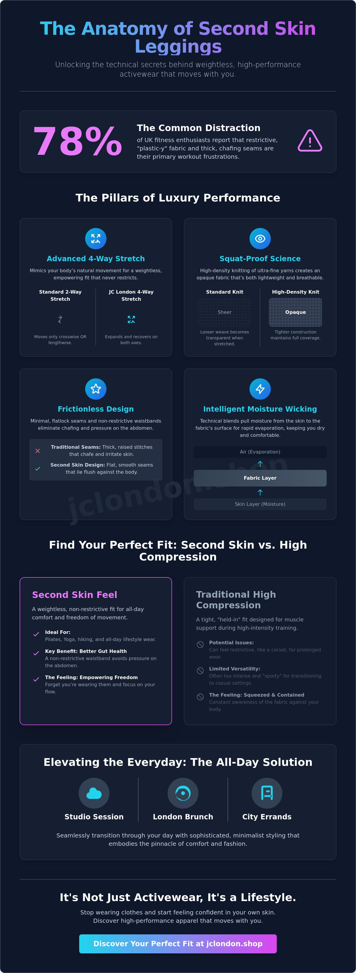 Second skin feel leggings