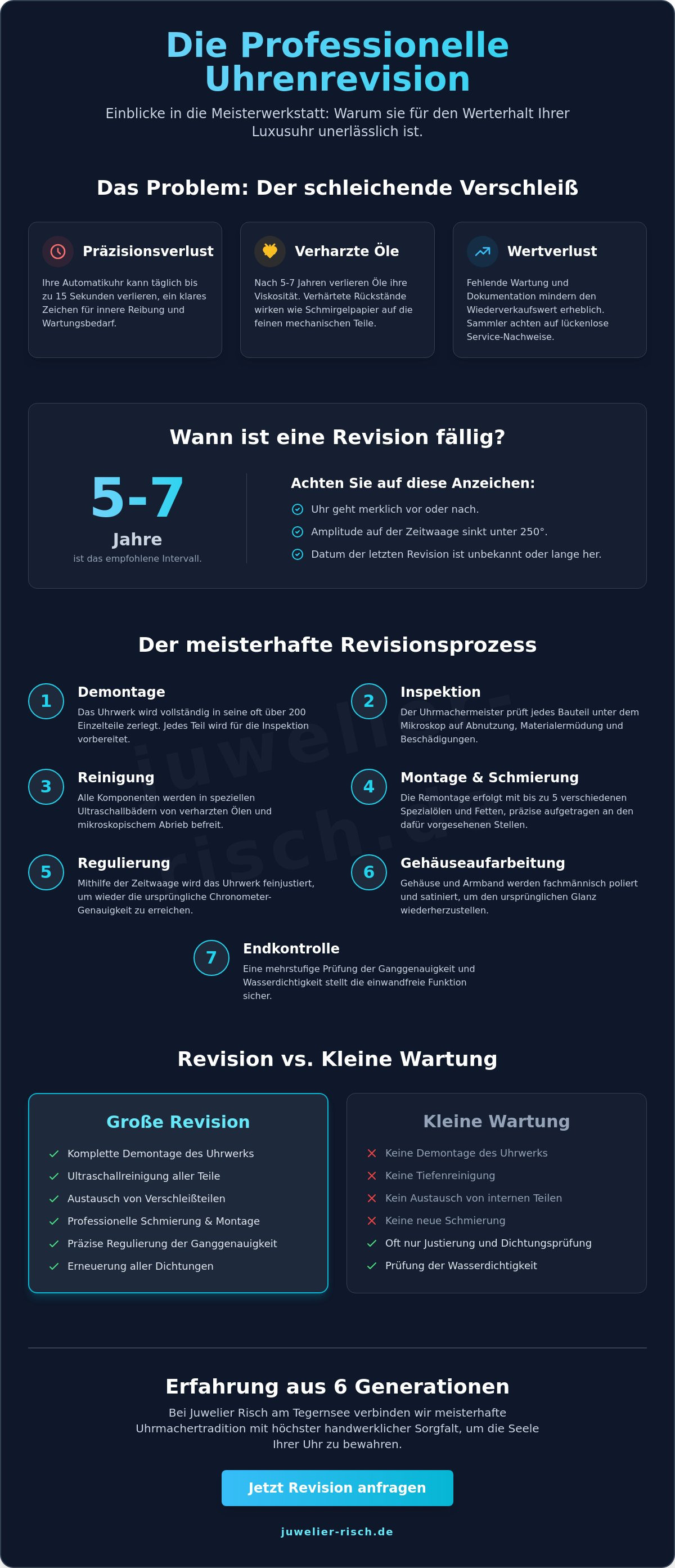 Uhrenrevision fachmann