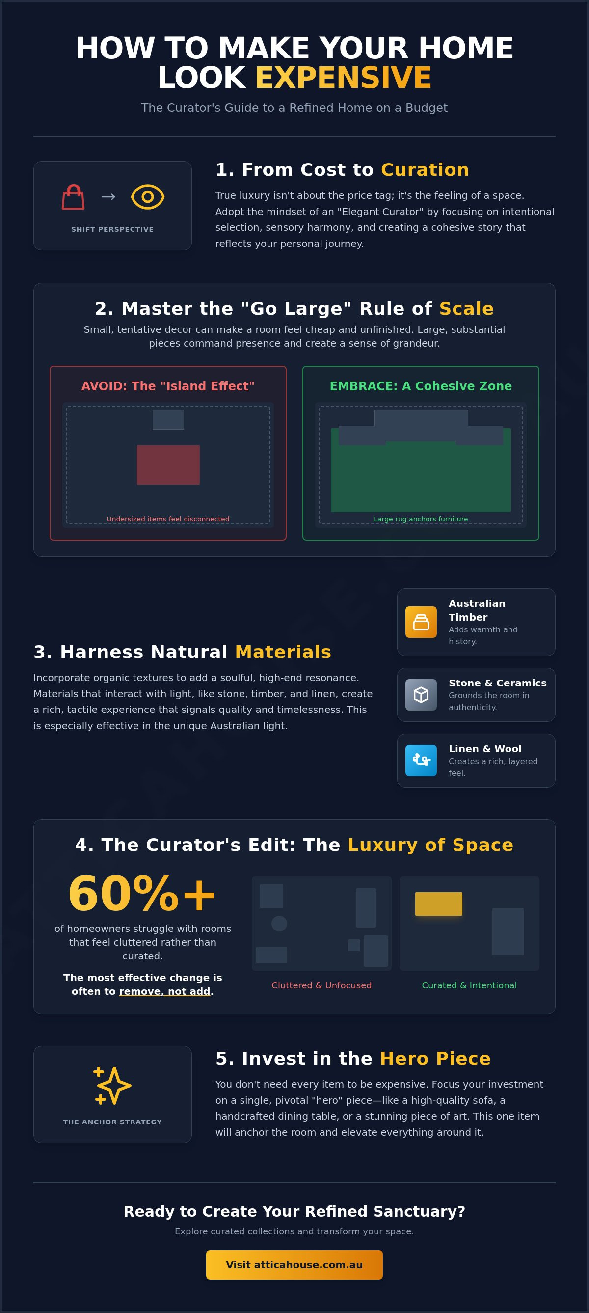 How to make your home look expensive on a budget