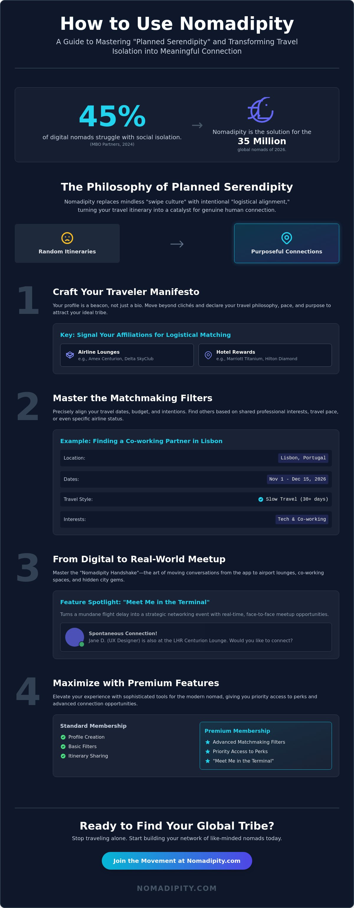 How to use Nomadipity