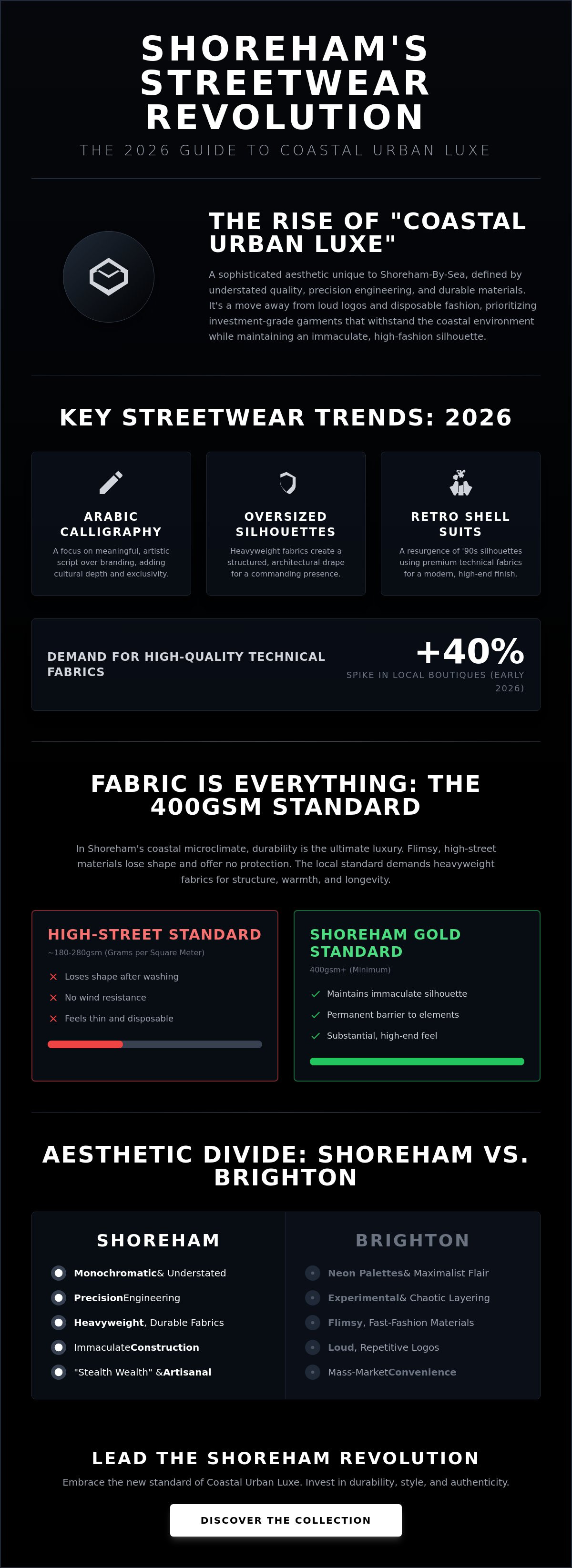 Streetwear trends Shoreham-By-Sea
