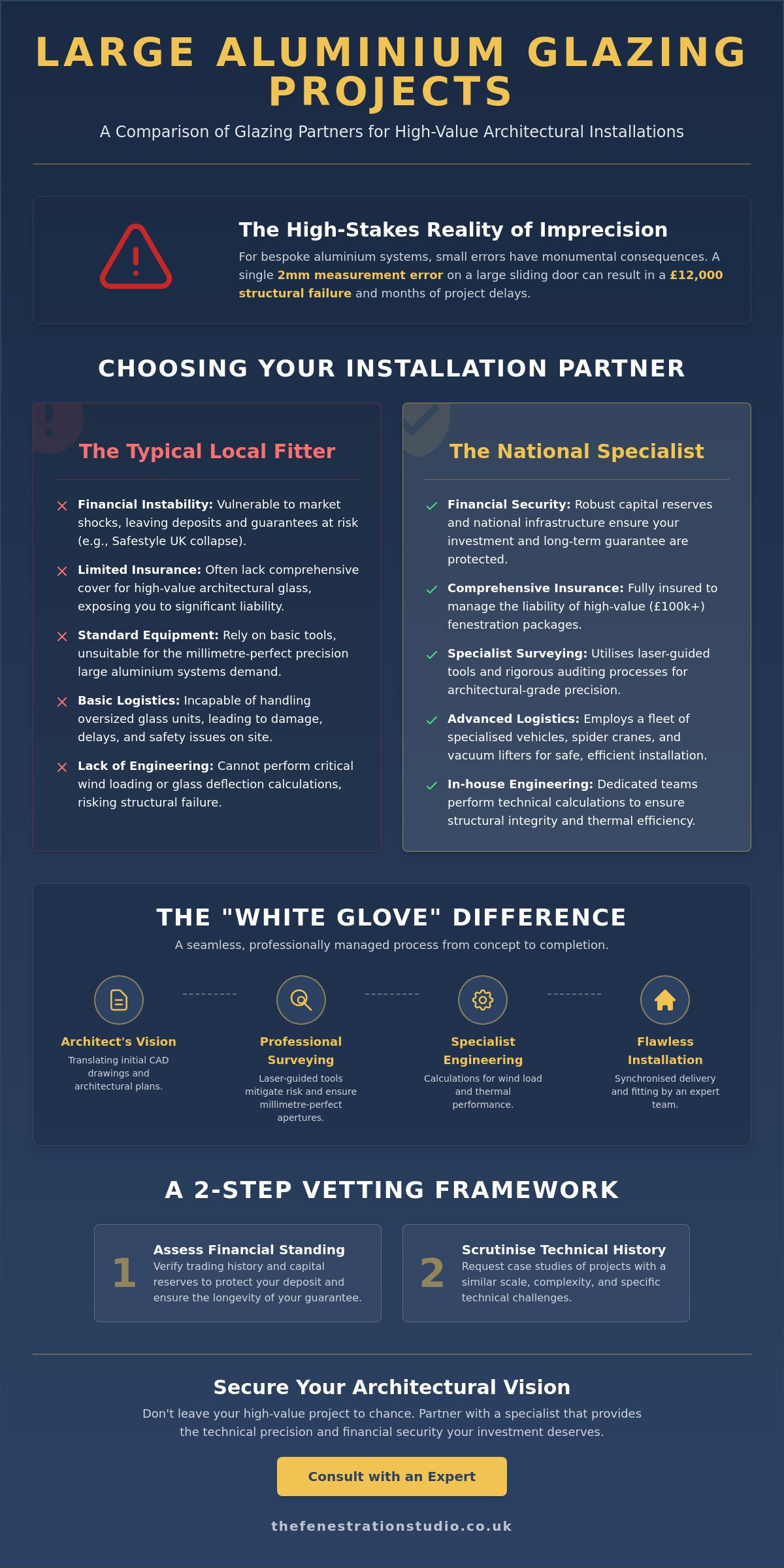 Why a national glazing company is good for large aluminium projects