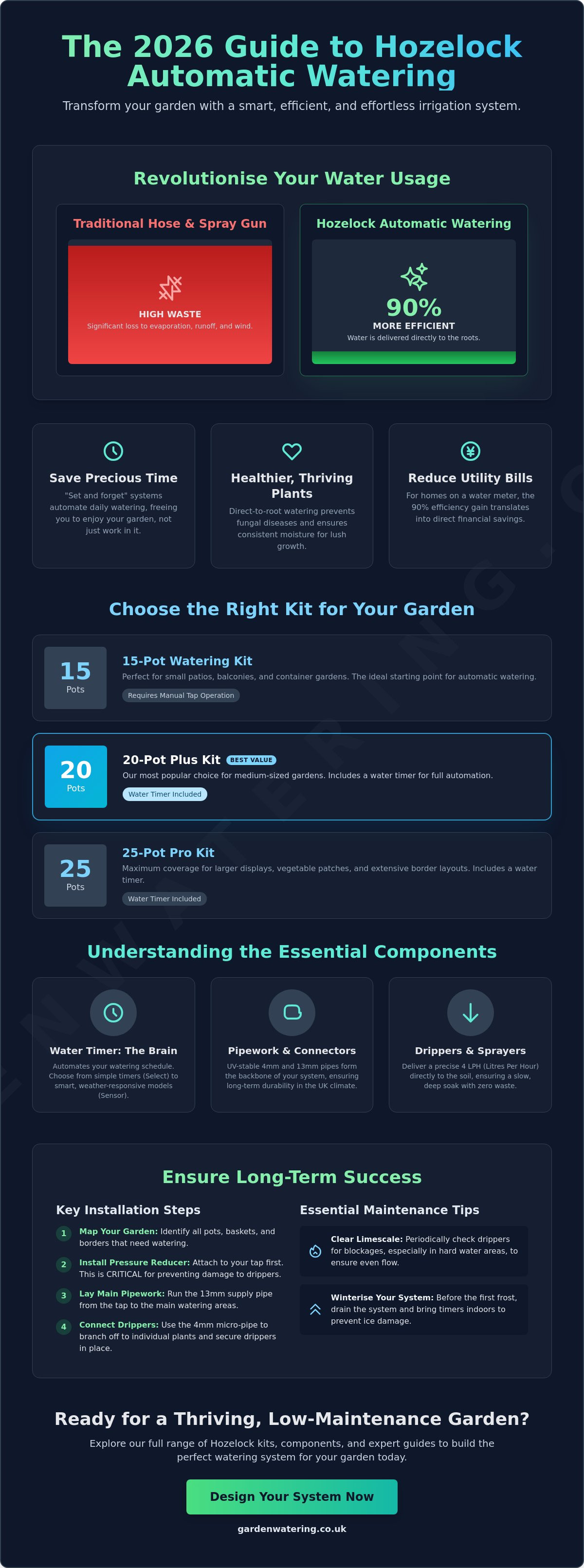 Hozelock automatic watering kit
