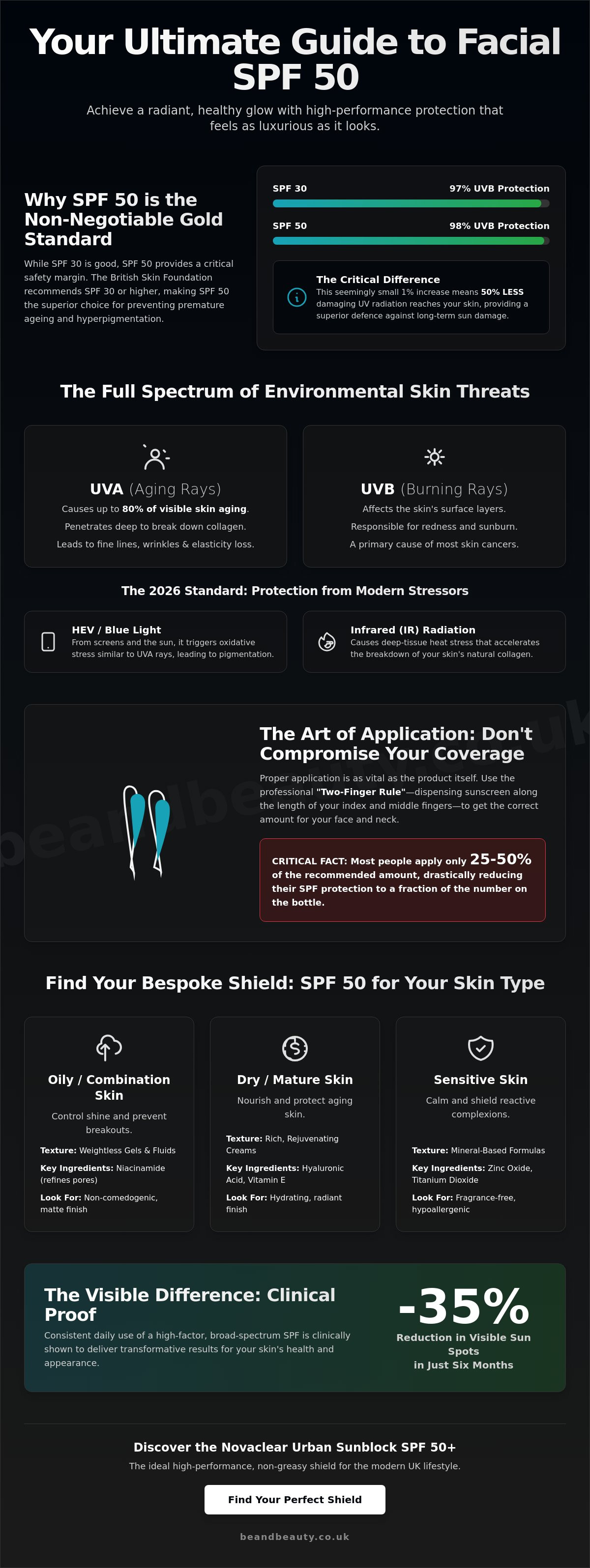 Spf 50 sunscreen for face