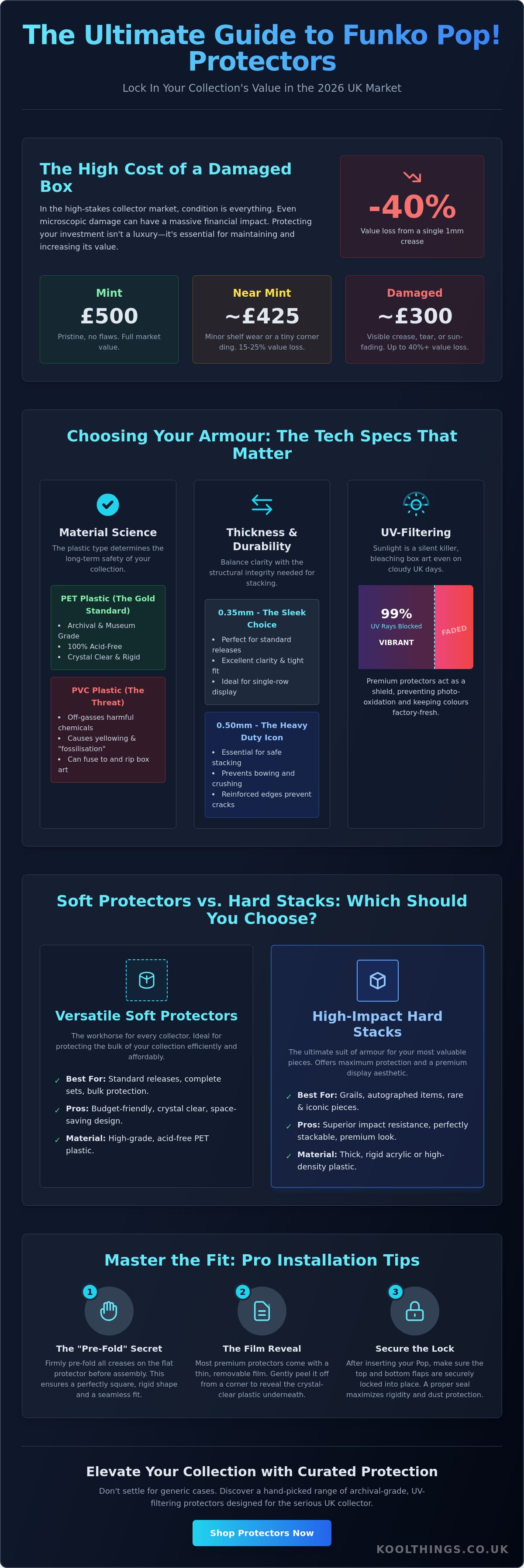 Funko pop box protector uk