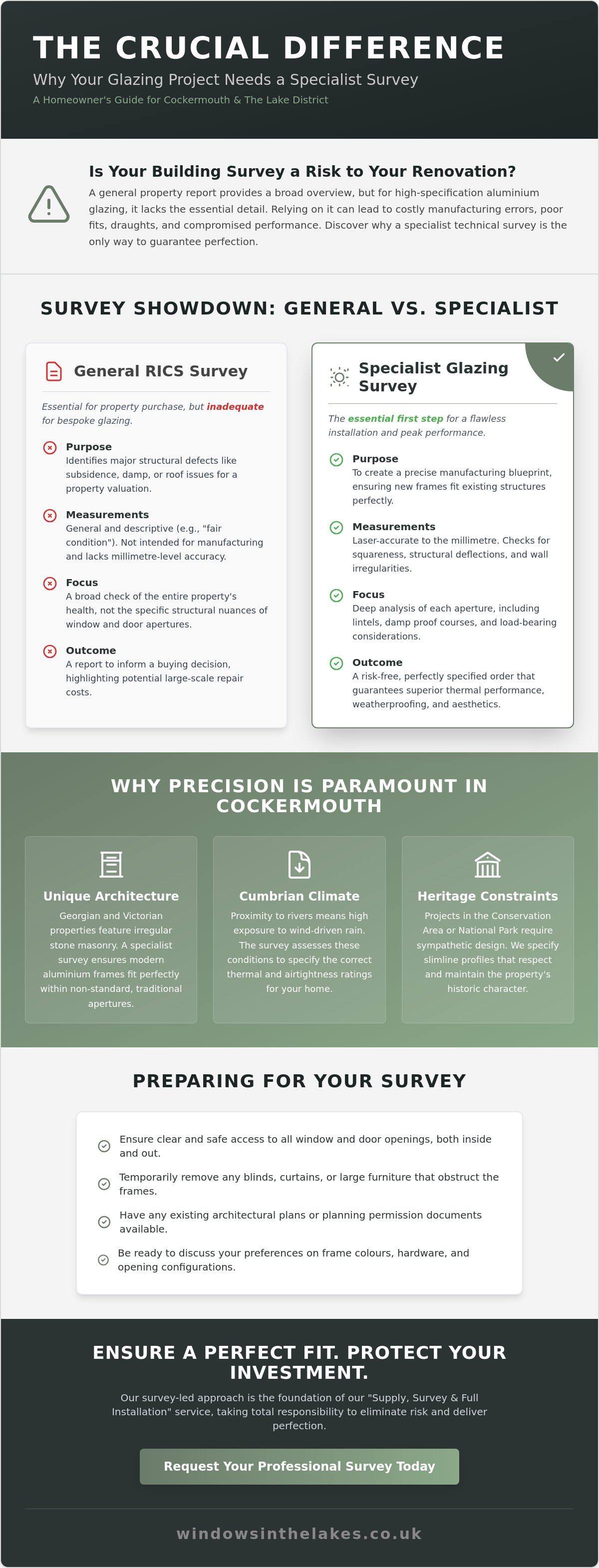 Professional survey in Cockermouth