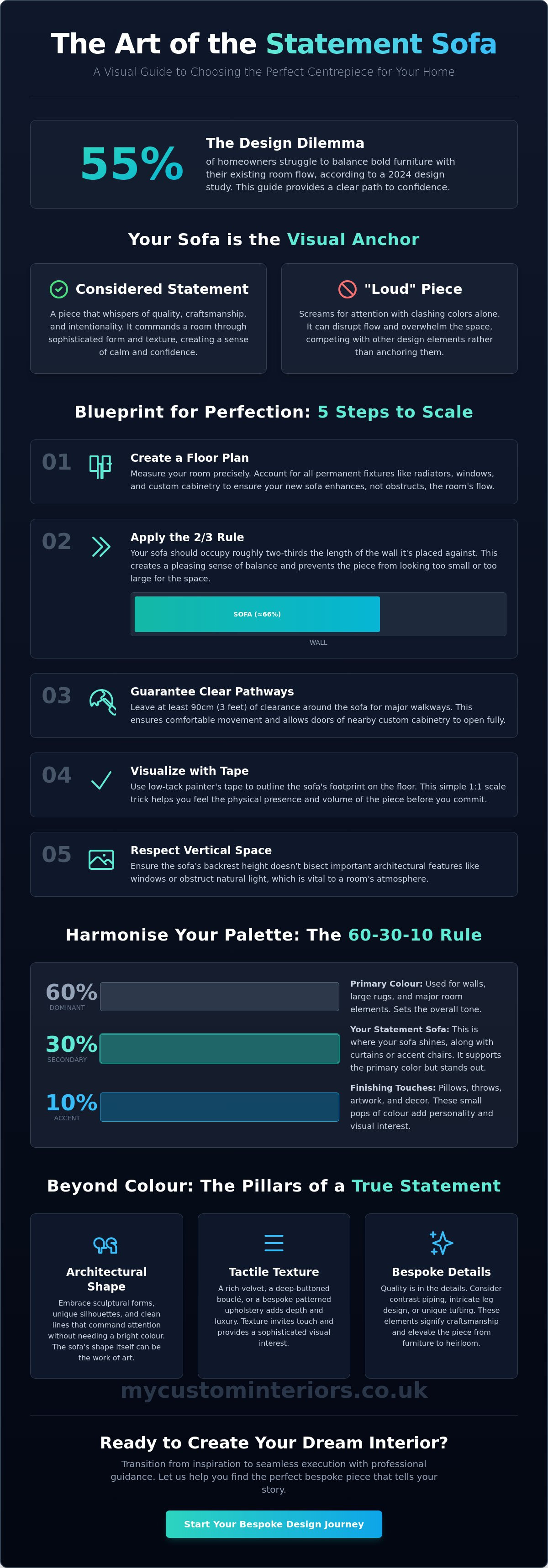 How to choose a statement sofa