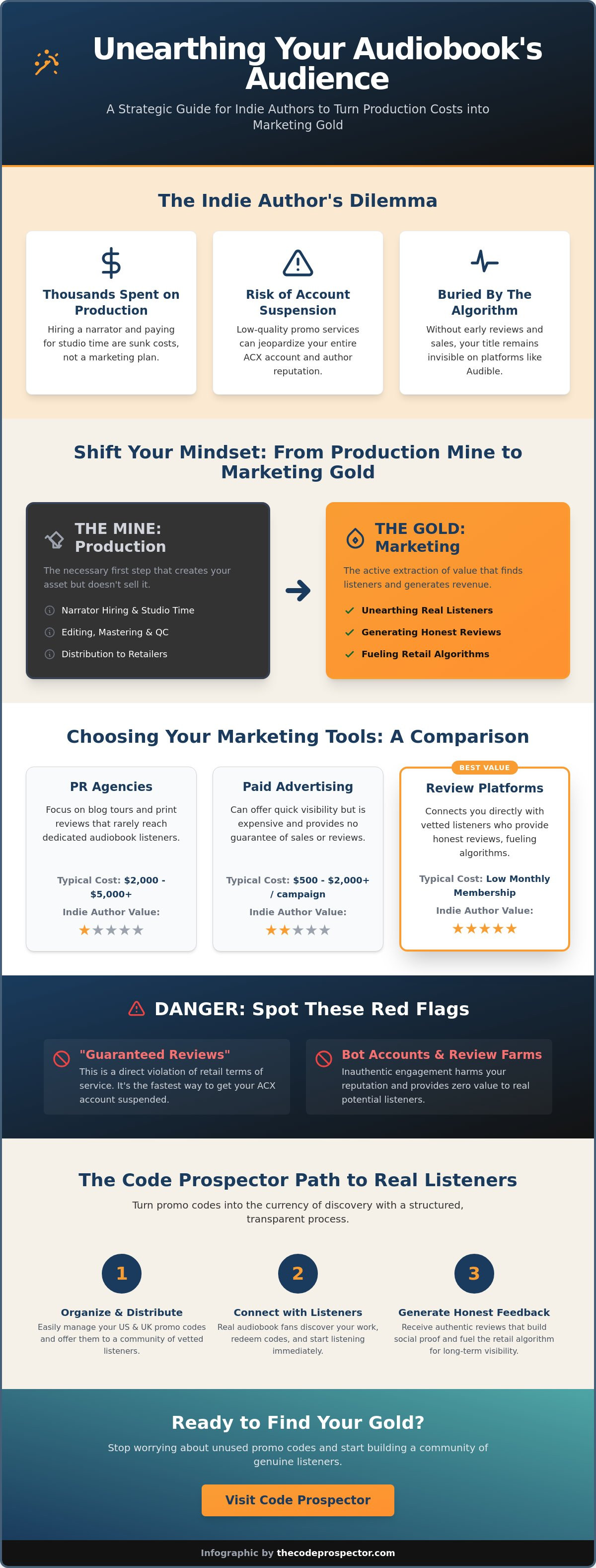 Audiobook marketing services for authors