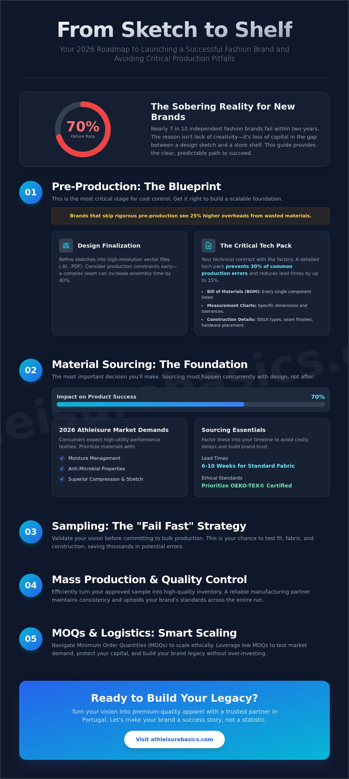 From design to production clothing guide