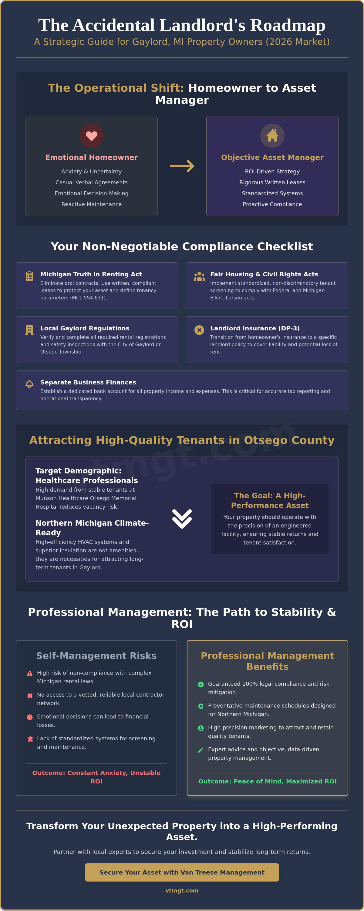 Accidental landlord advice Gaylord MI