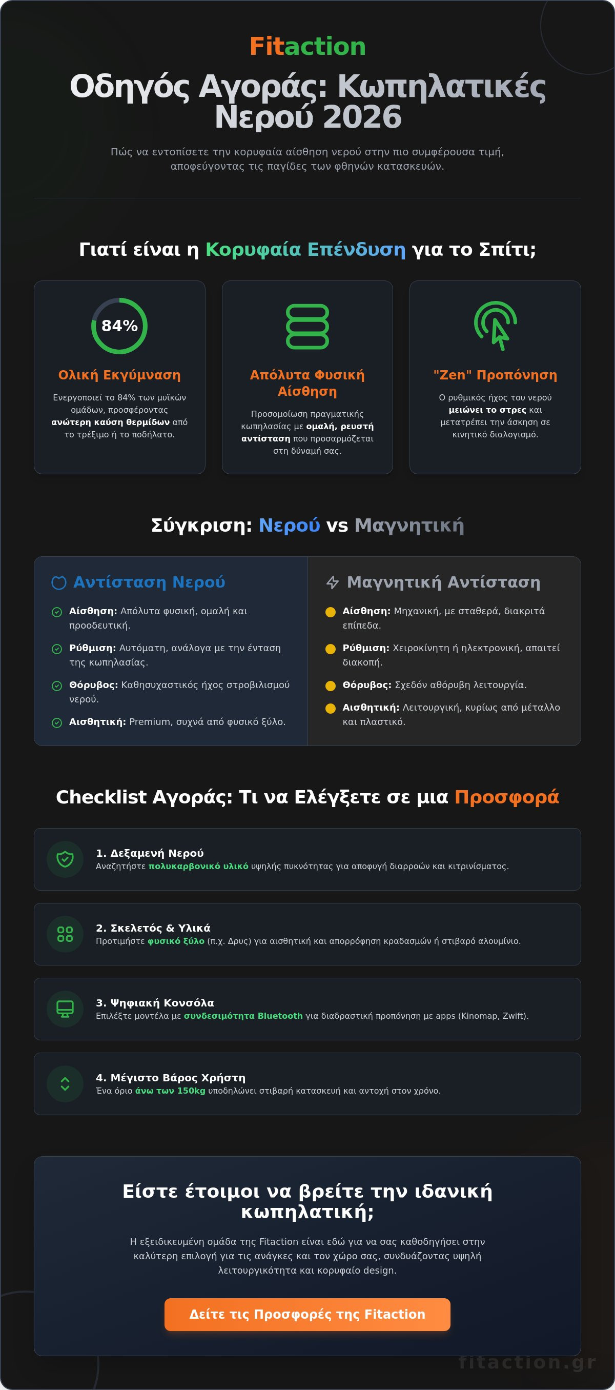 κωπηλατική μηχανή νερού προσφορά