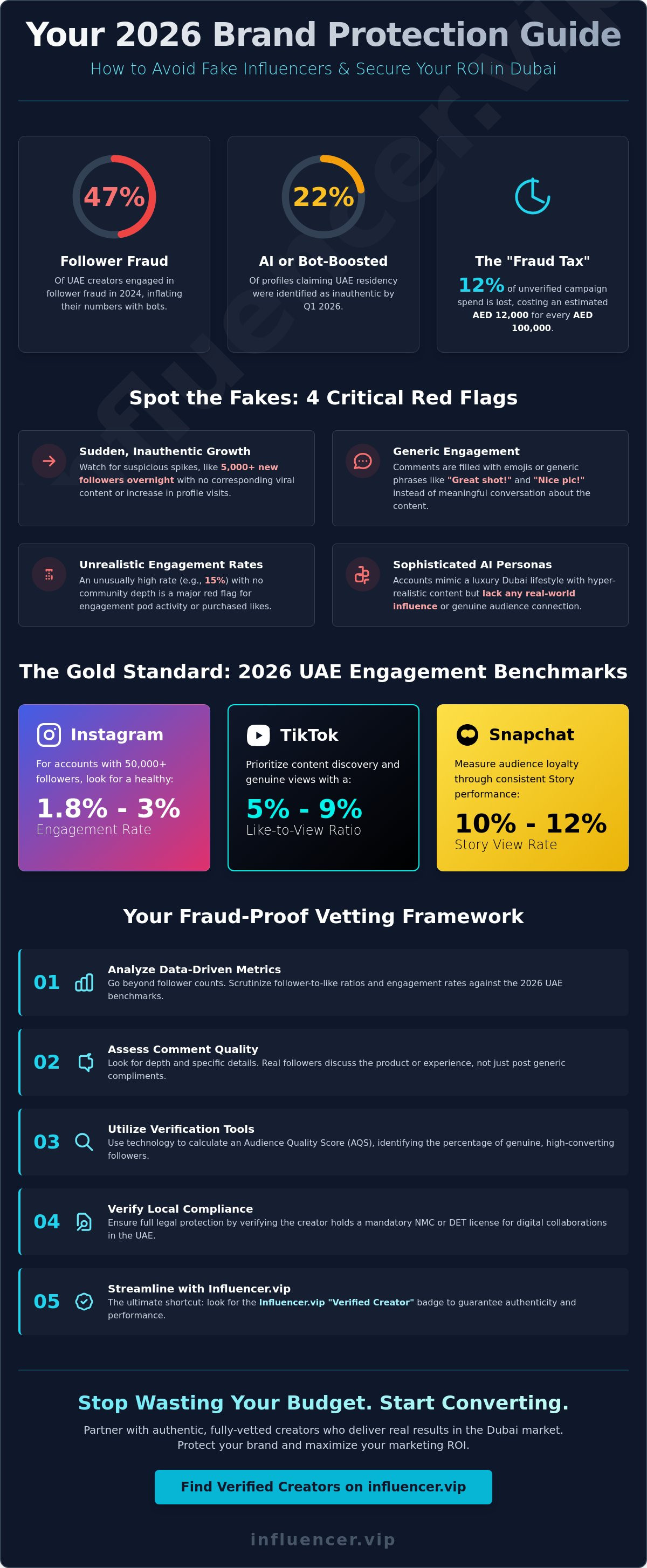 How to avoid fake influencers Dubai