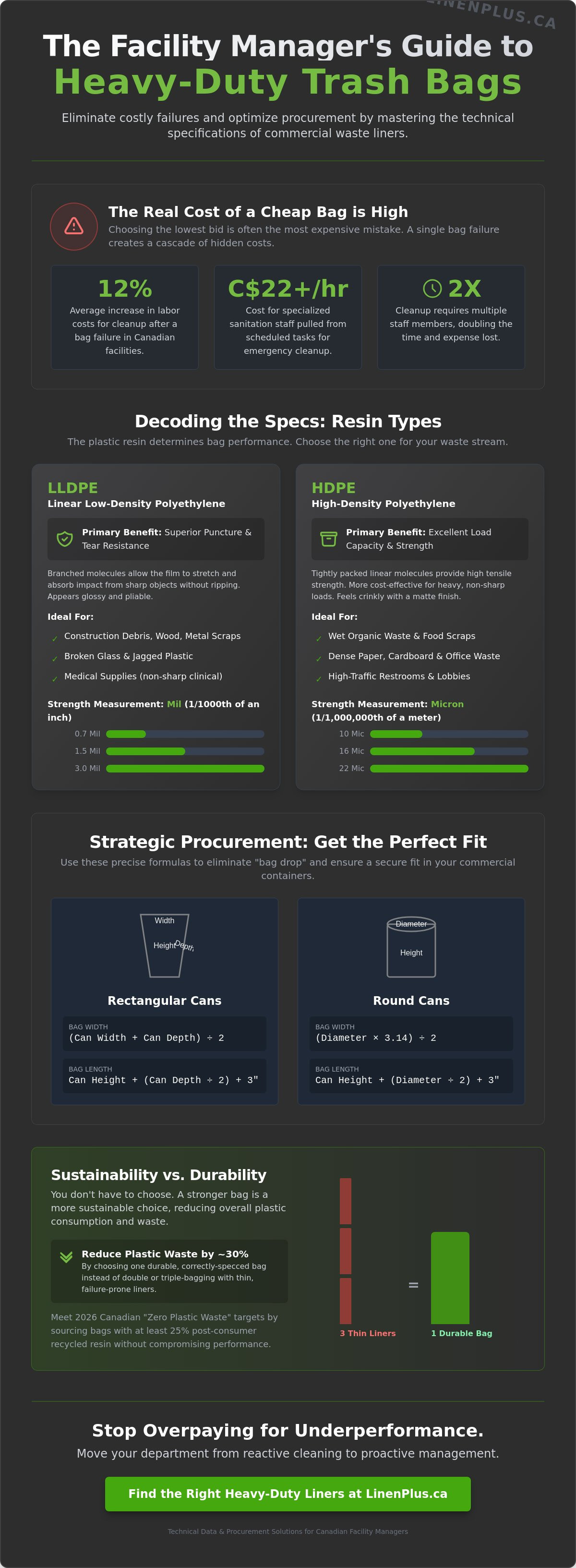 Heavy Duty Trash Bags