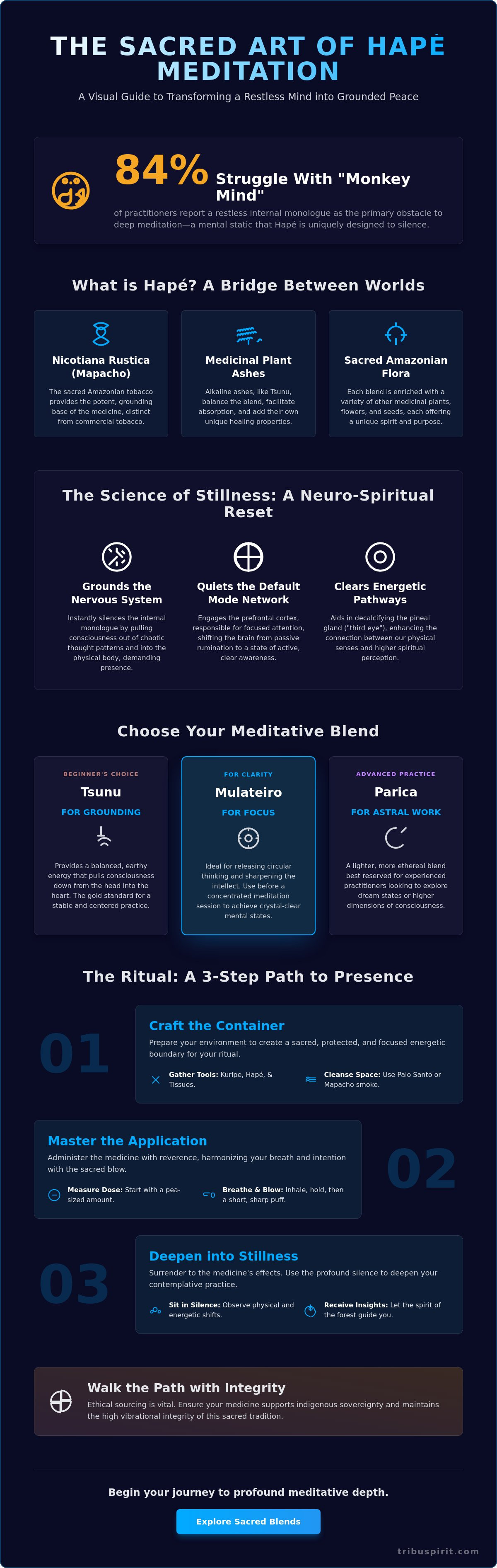 How to use hapé for meditation