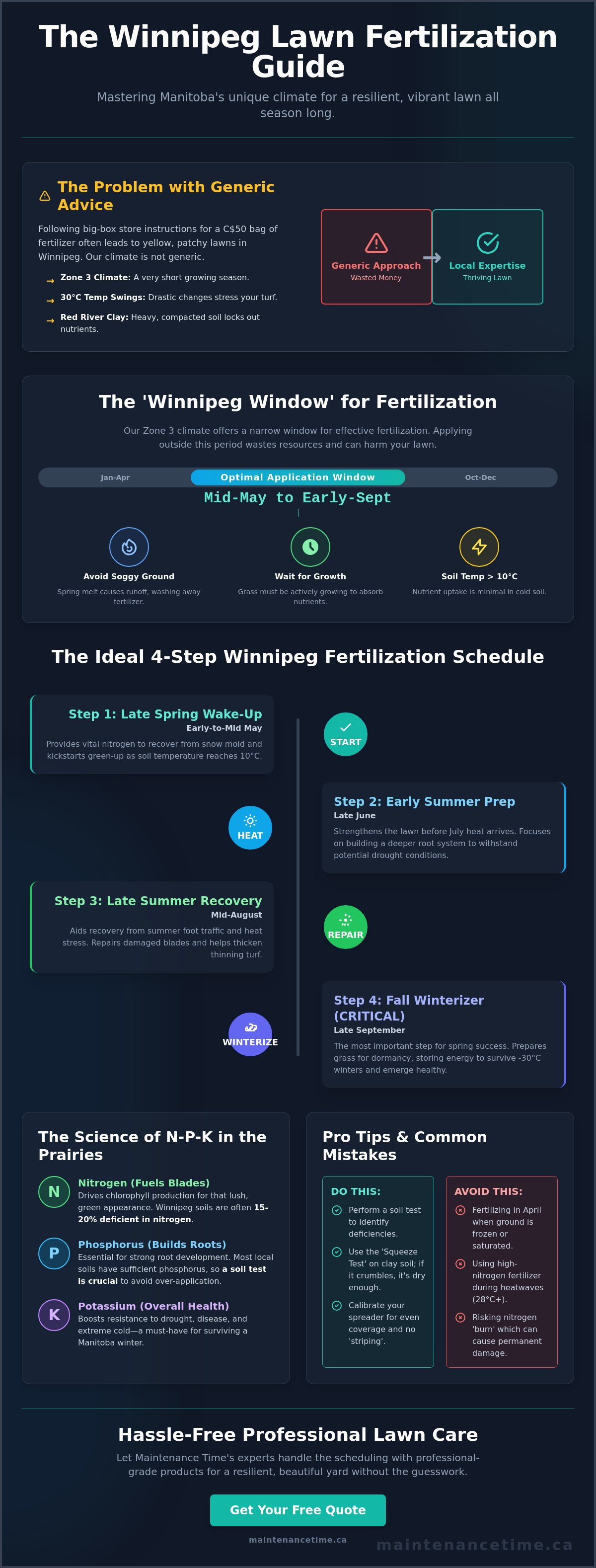 When to fertilize lawn