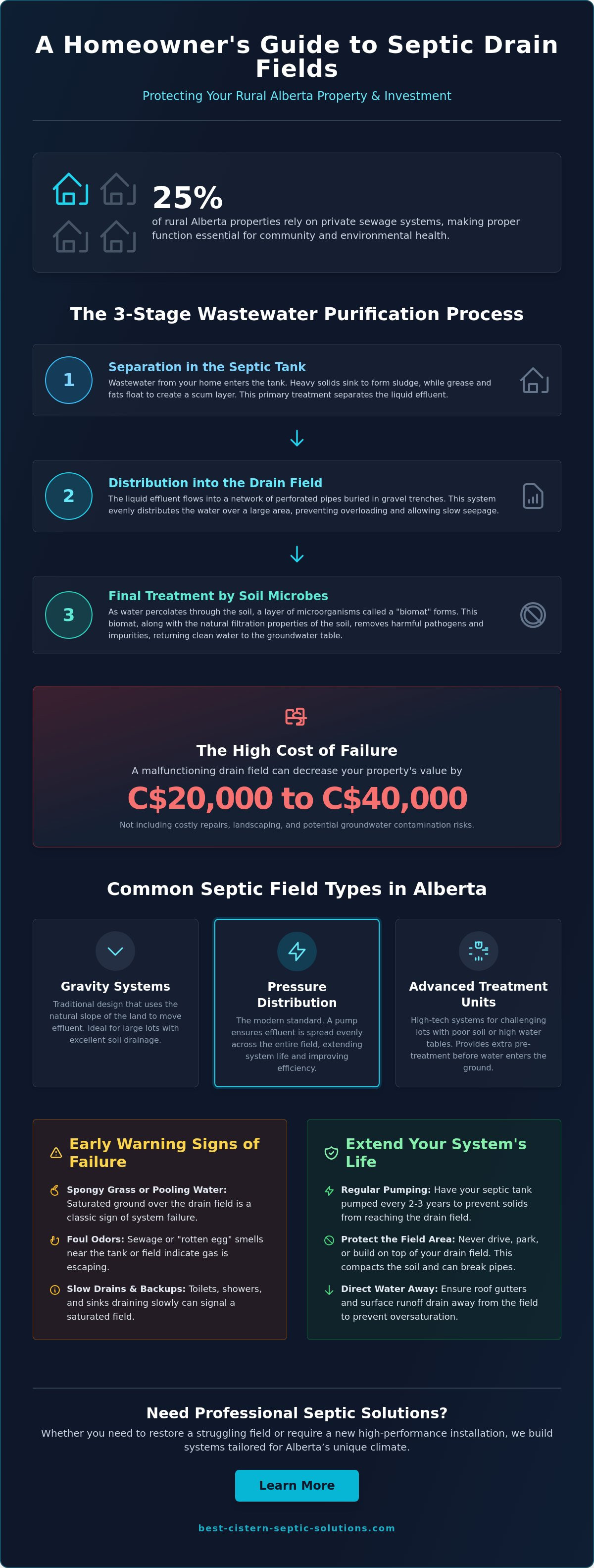 How septic fields work