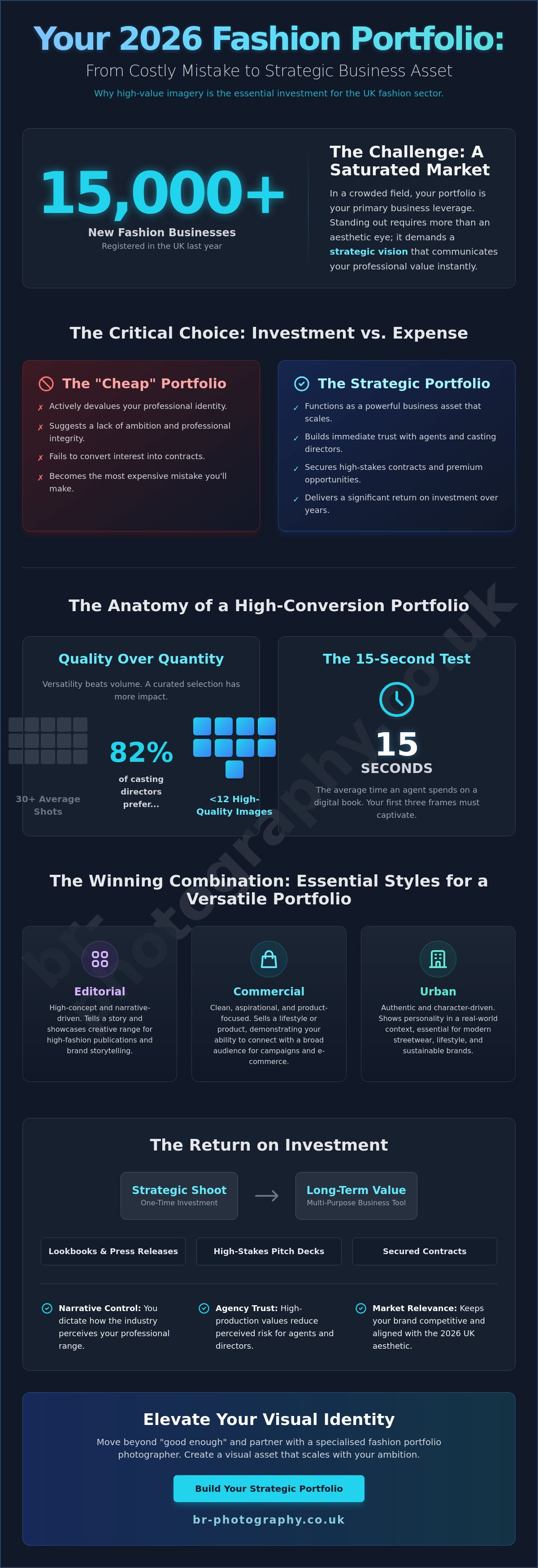 Fashion portfolio photographer UK