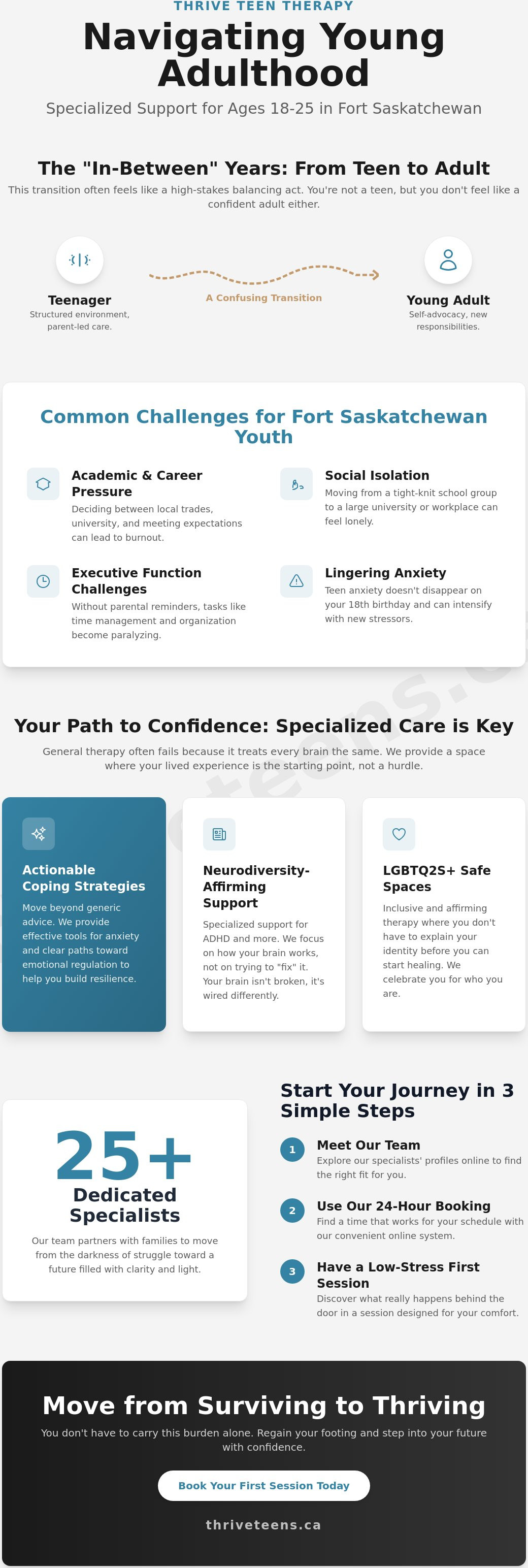 Young adult counselling Fort Saskatchewan