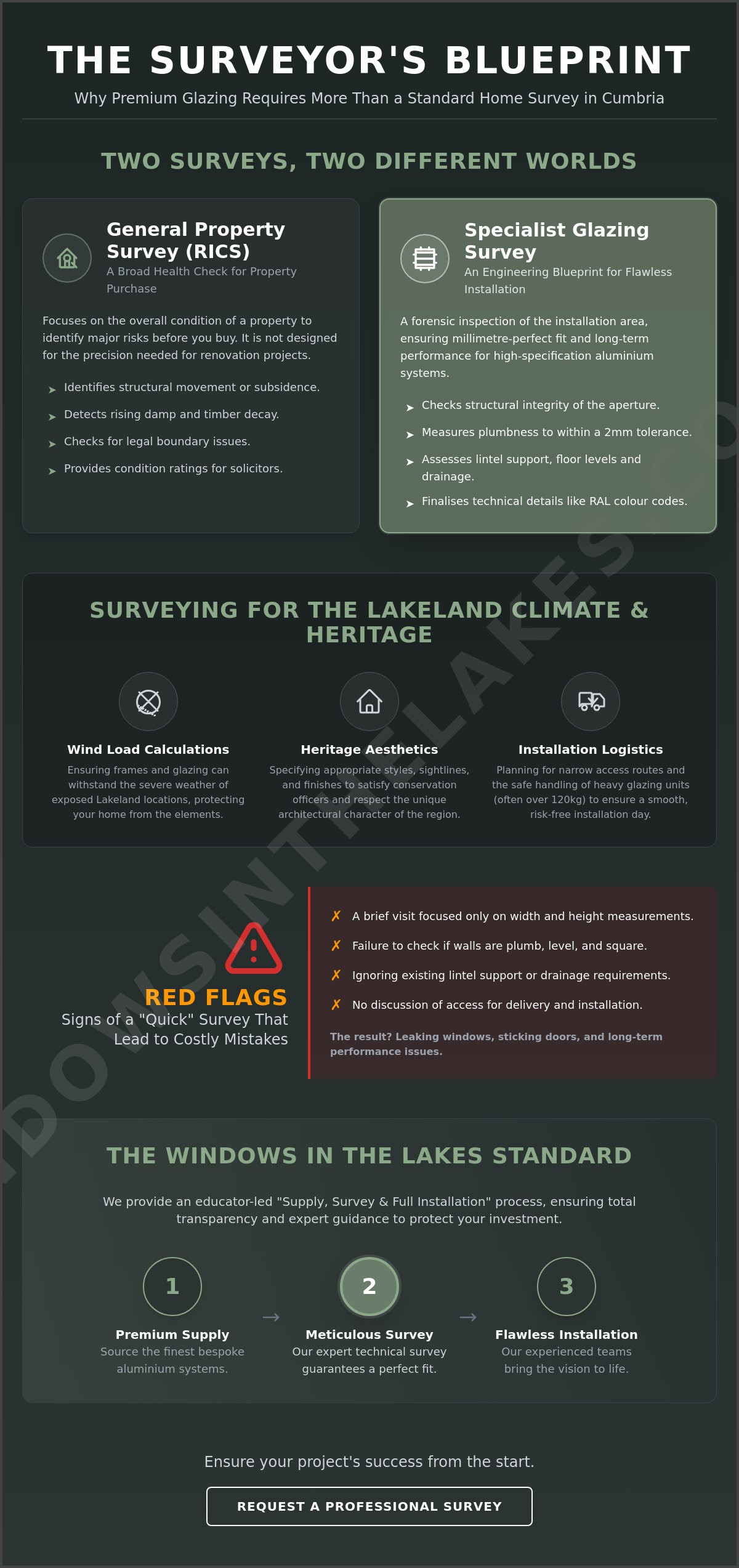 What a professional survey looks like