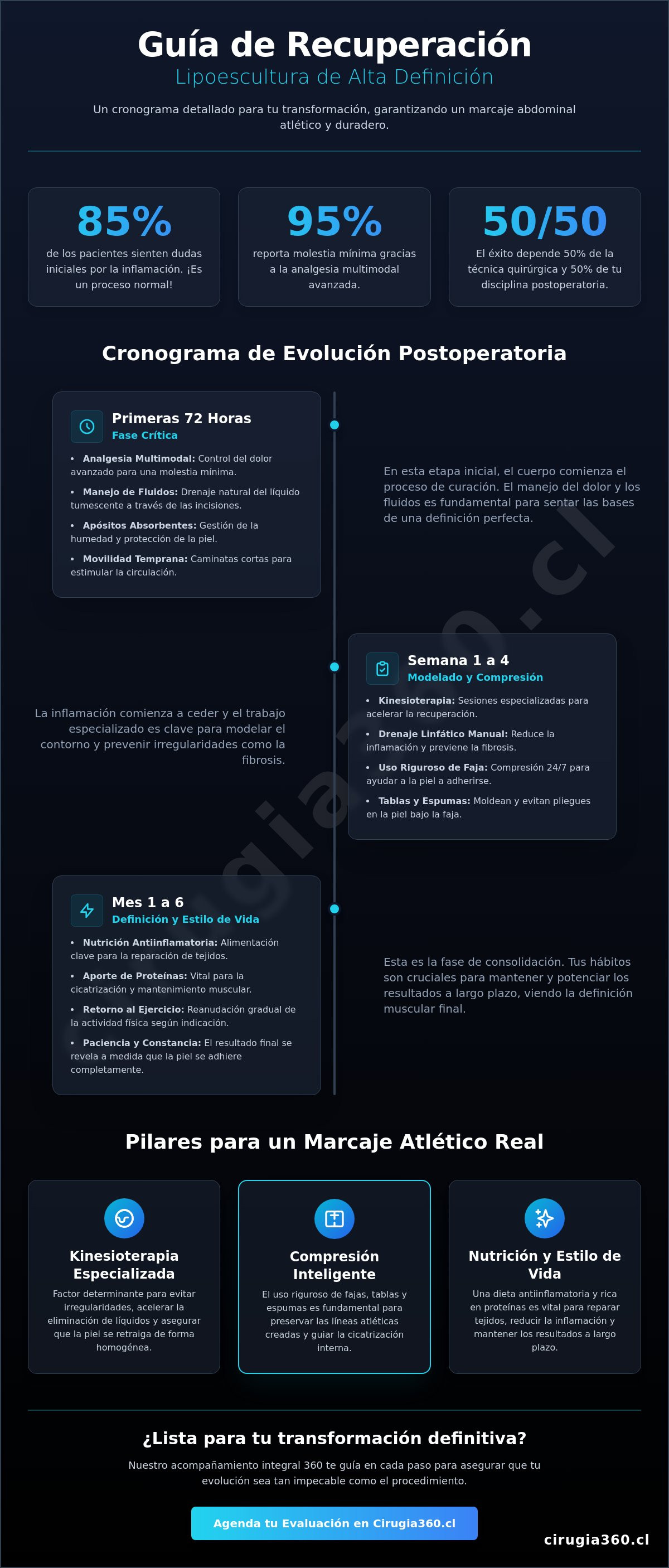 Recuperacion de lipoescultura de alta definicion