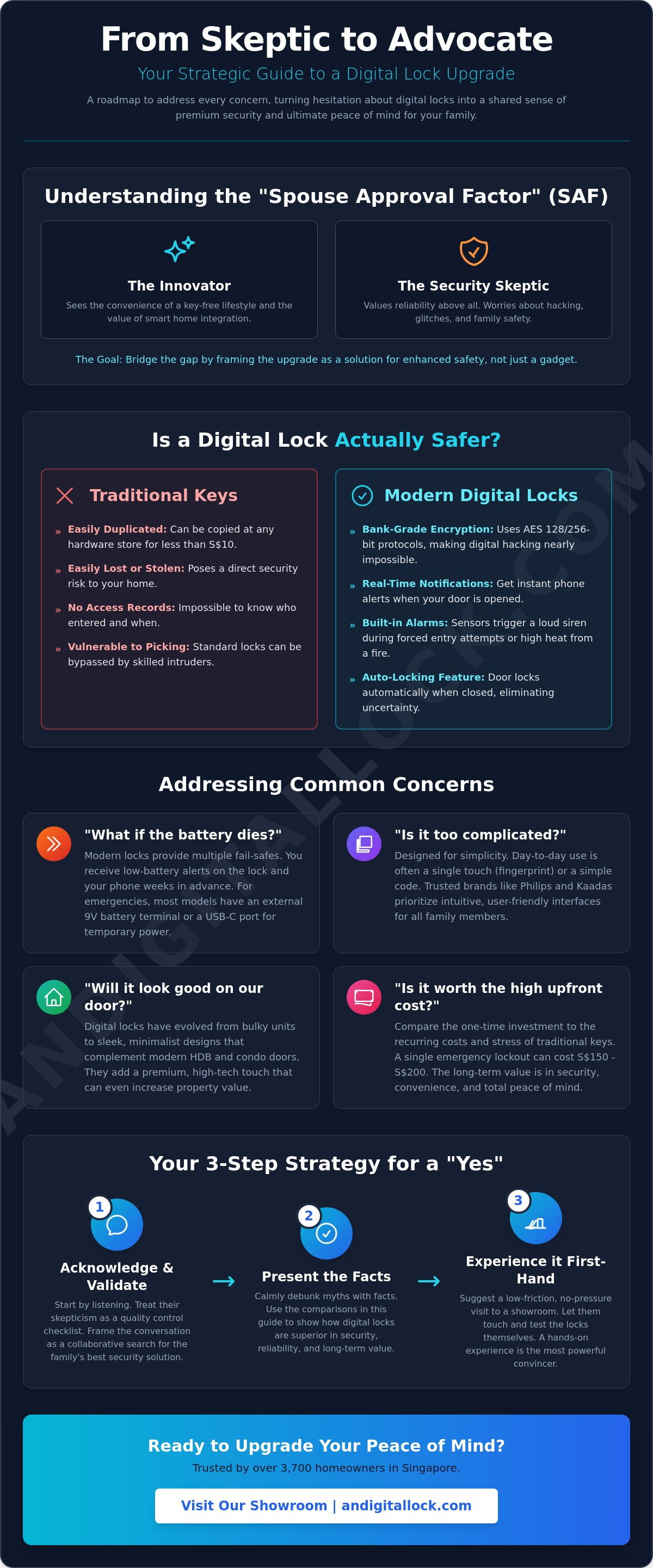 Convincing spouse to buy digital lock