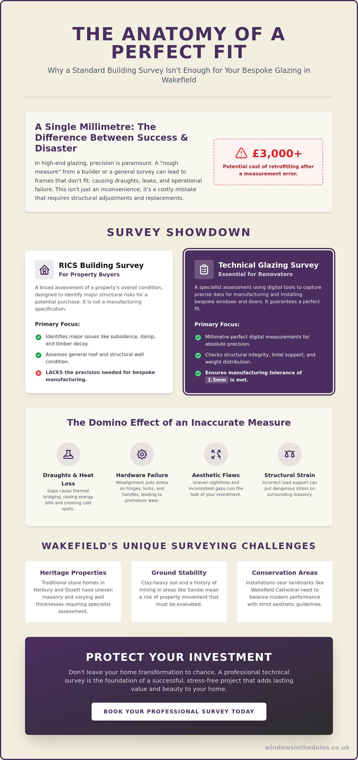 Professional survey in Wakefield