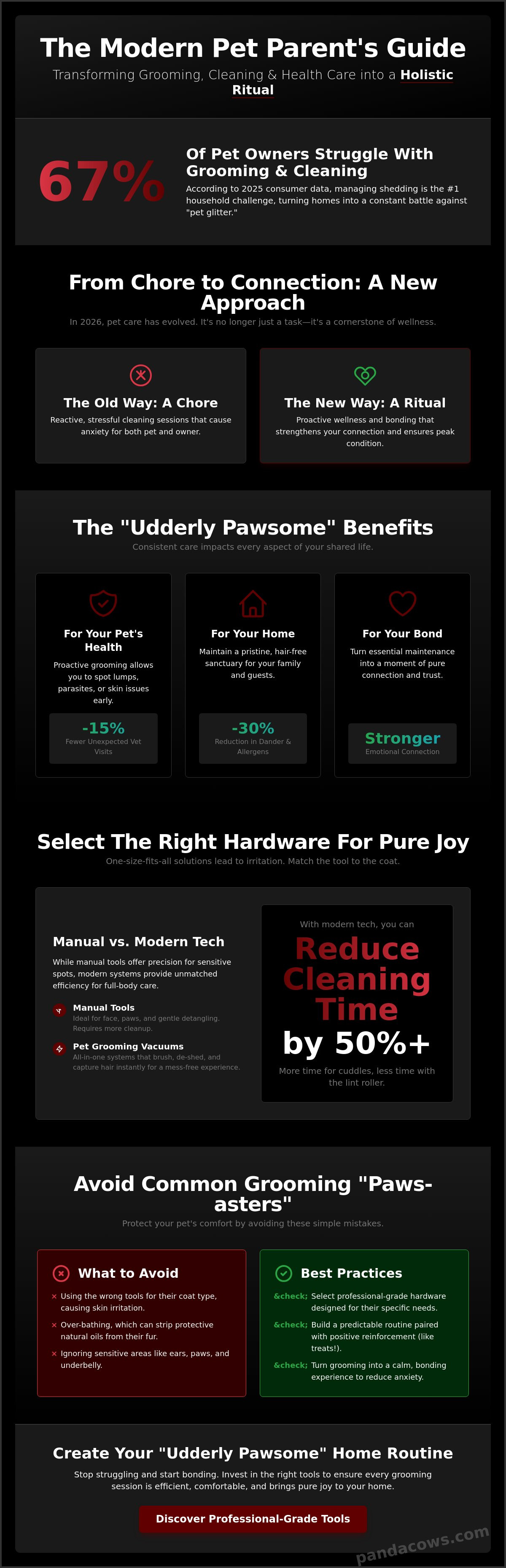 Grooming cleaning & health care