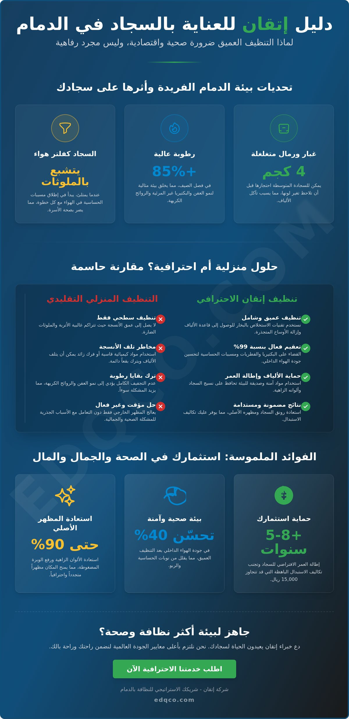 تنظيف السجاد