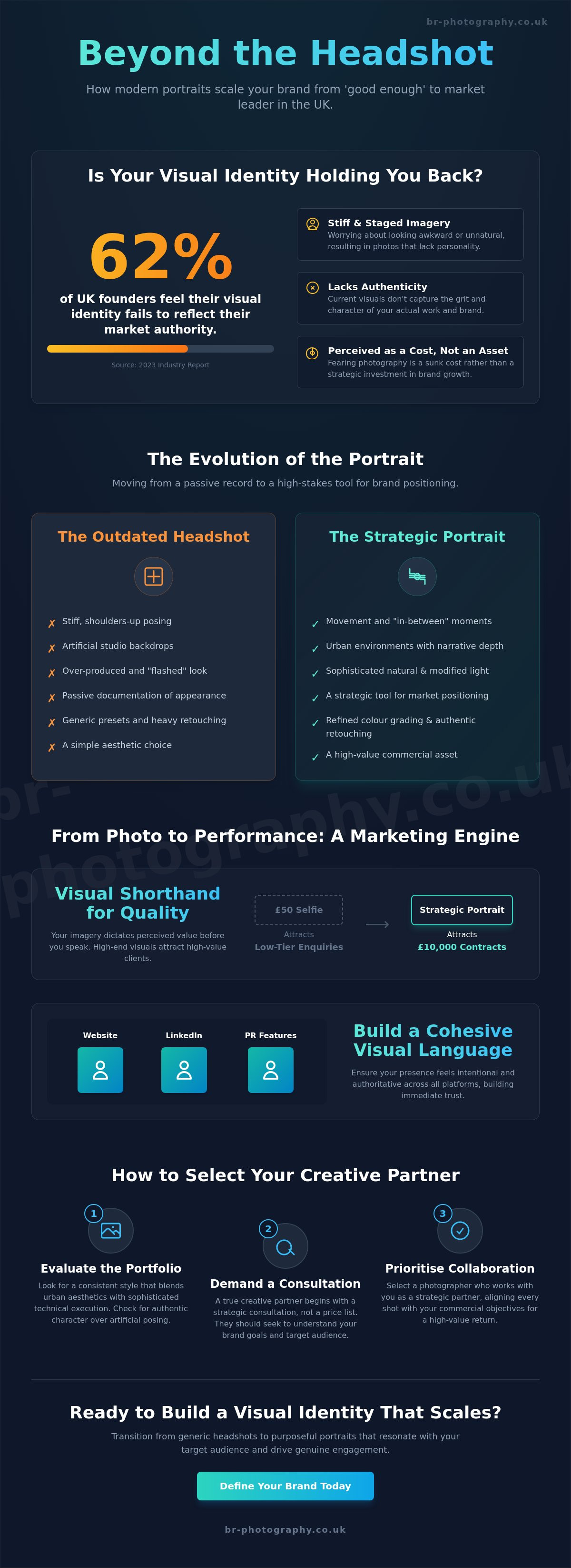 Modern portrait photographer UK