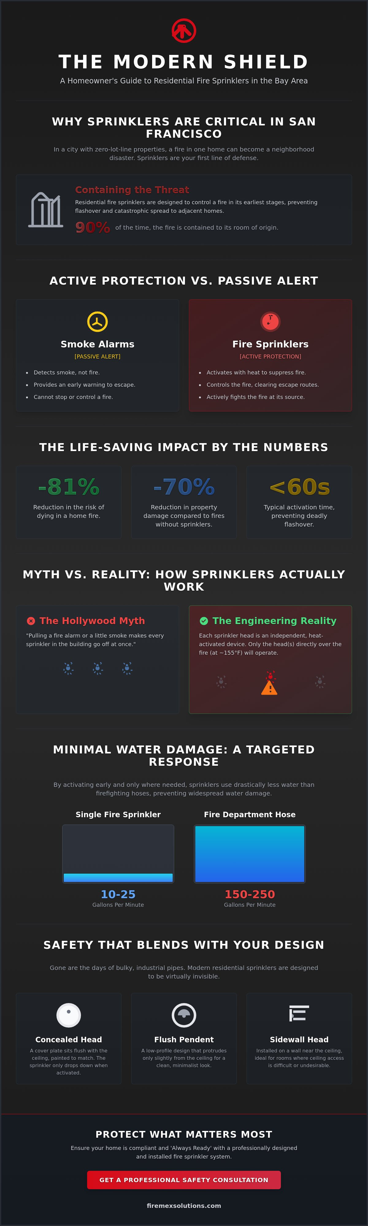 Residential fire sprinkler systems